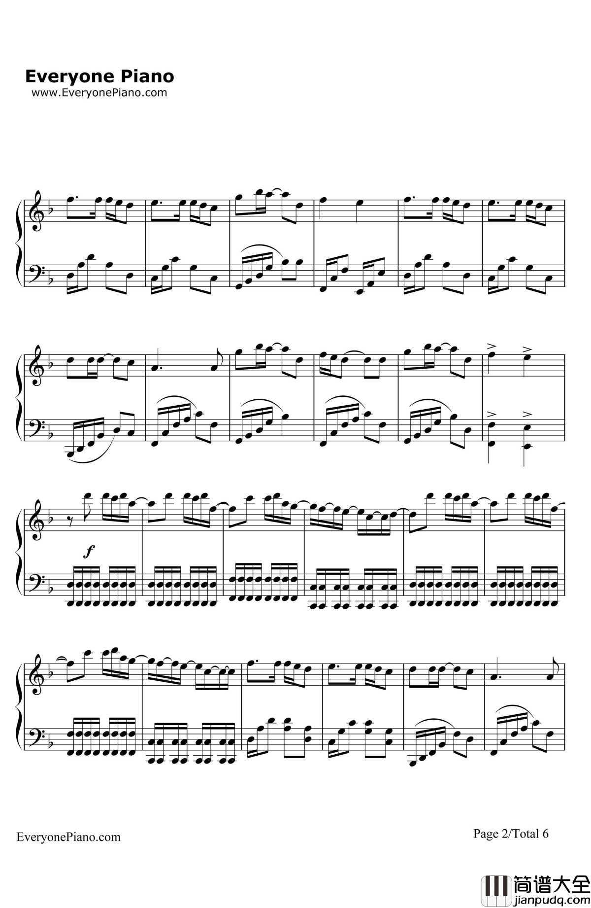 Nemo钢琴谱_Nightwish