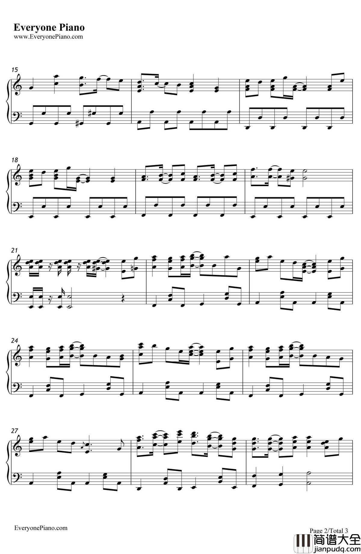 Butterfly_Kisses(蝴蝶之吻)钢琴谱_米仓千寻_动画_GrooveAdventureRave_OP