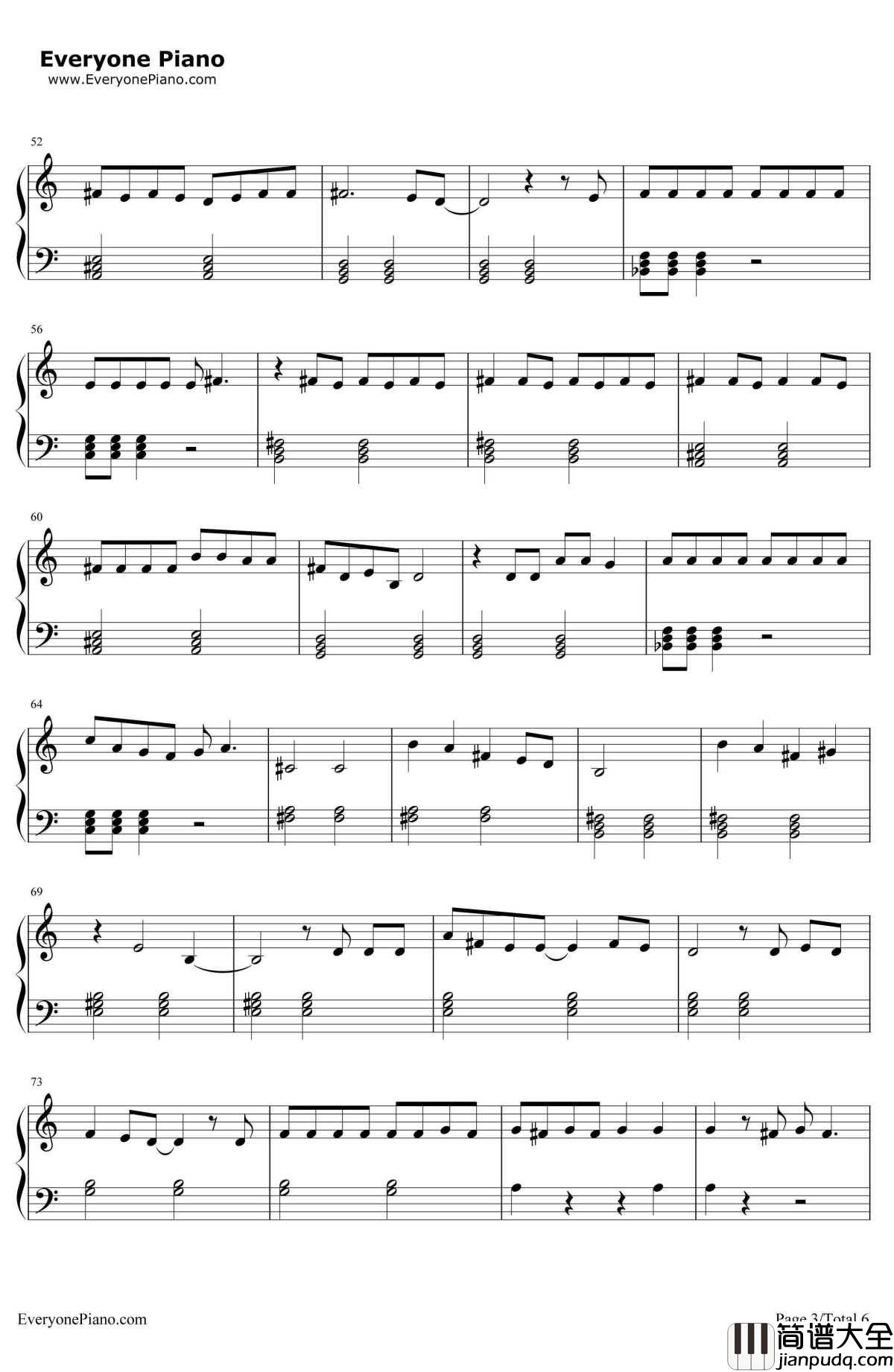 Gorilla钢琴谱_BrunoMars