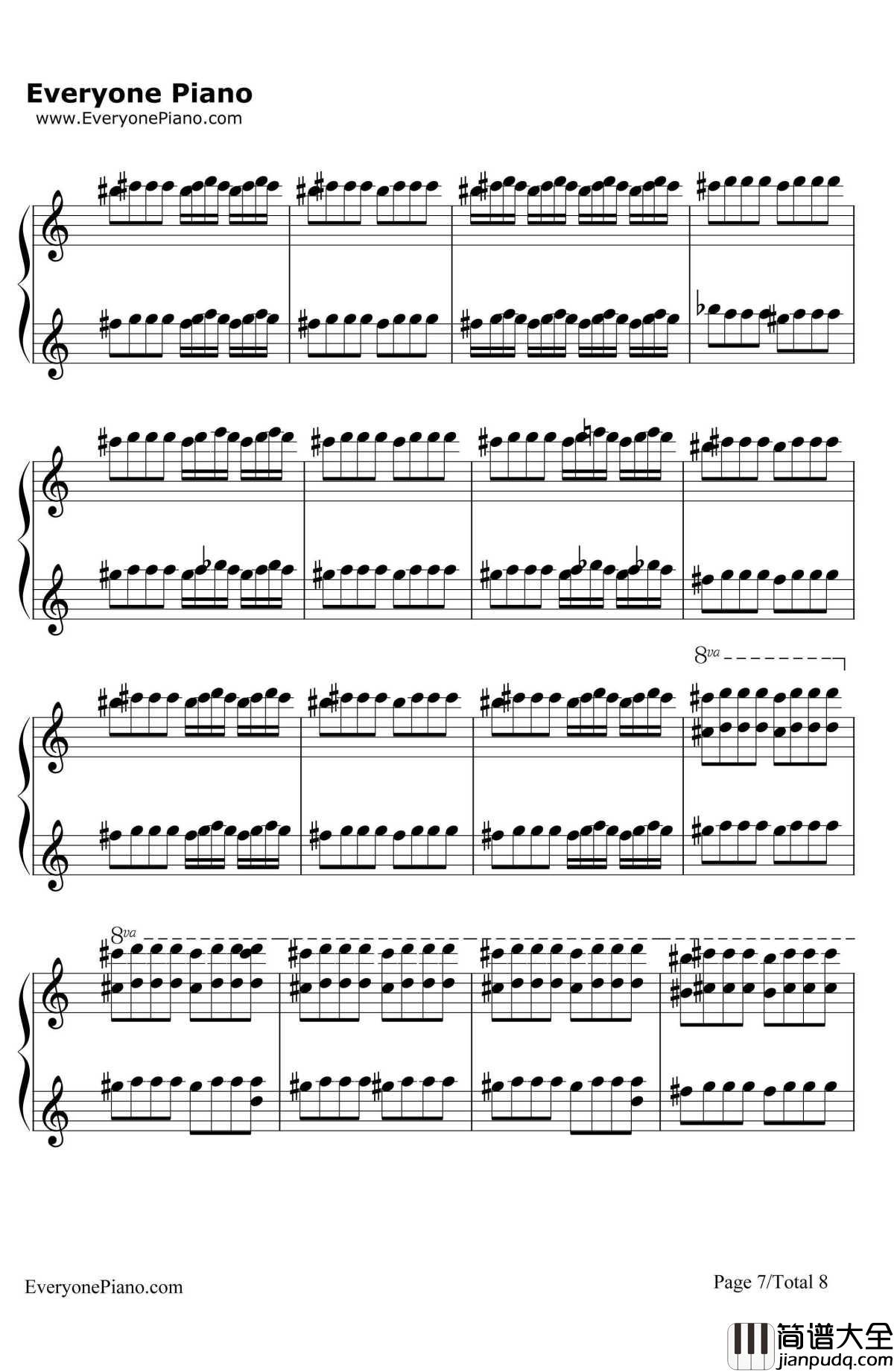 蜂鸟（Kolibre）钢琴谱_马克西姆Maksim