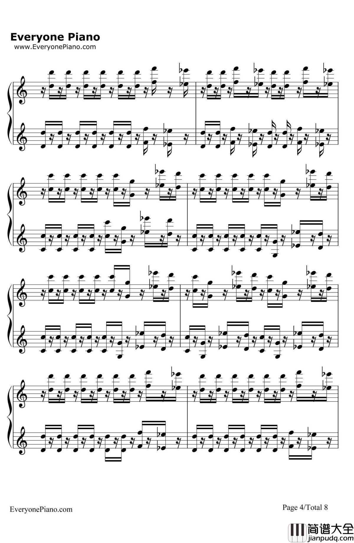 蜂鸟（Kolibre）钢琴谱_马克西姆Maksim