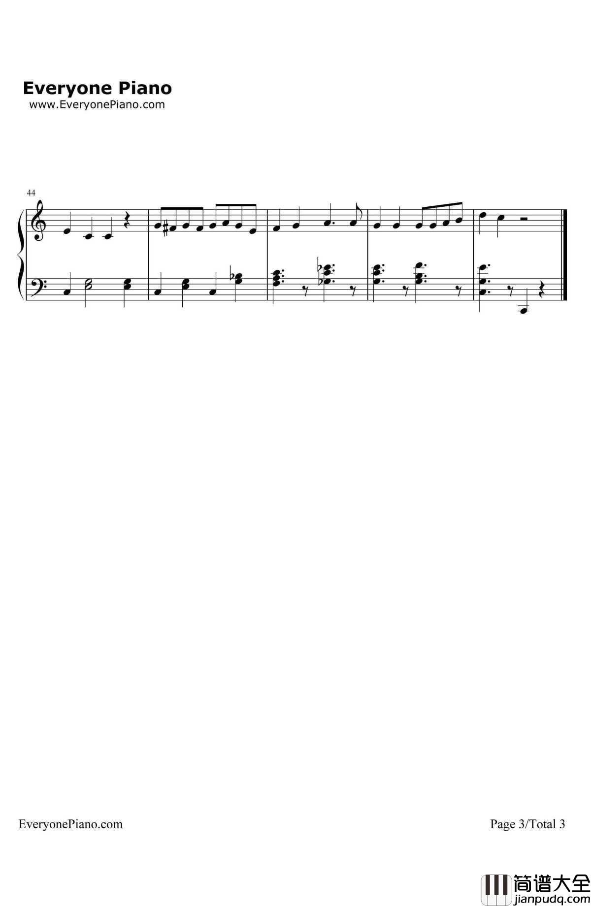 All_I_Want_for_Christmas_Is_You钢琴谱_MariahCarey_圣诞歌曲