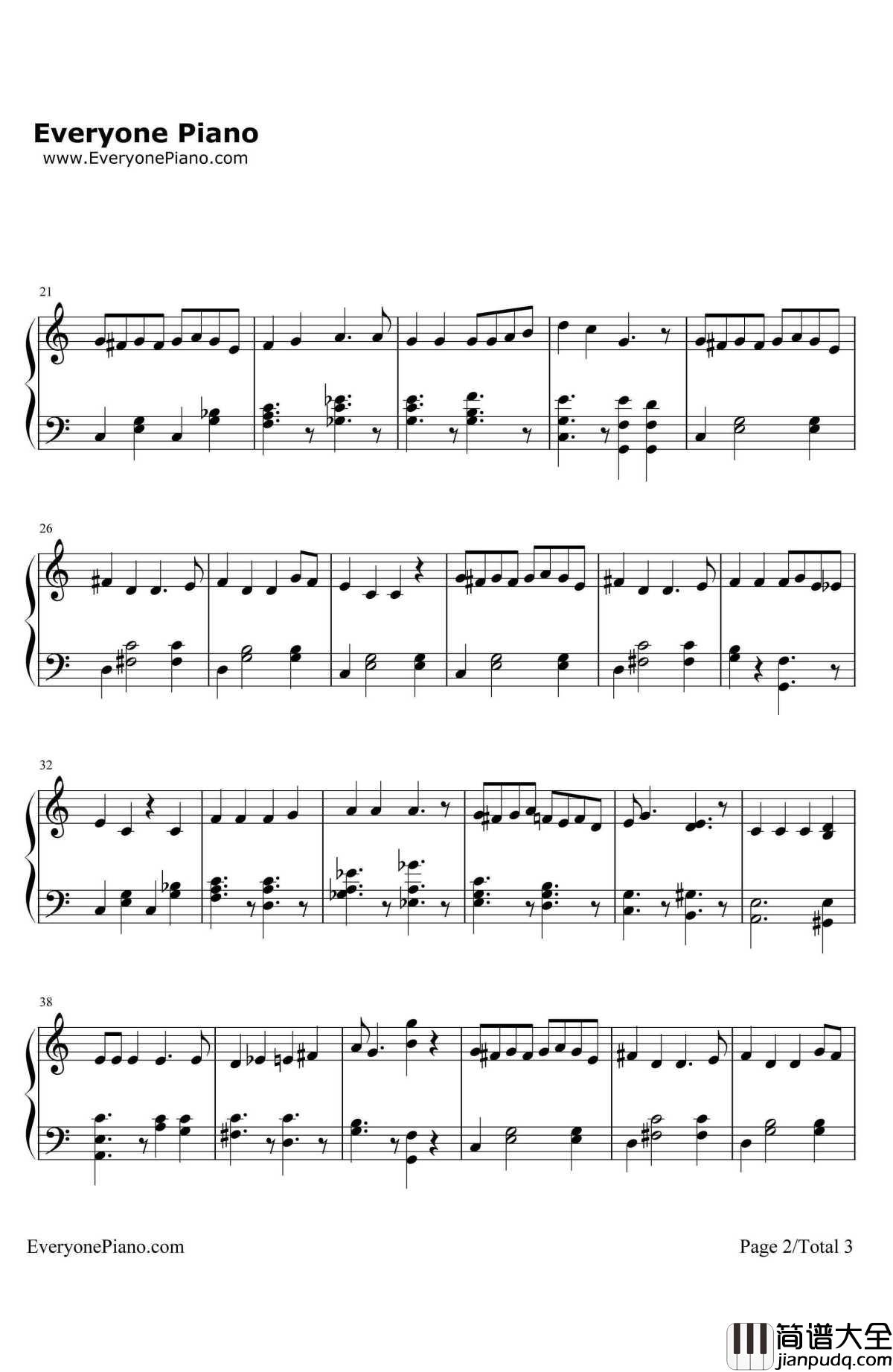 All_I_Want_for_Christmas_Is_You钢琴谱_MariahCarey_圣诞歌曲