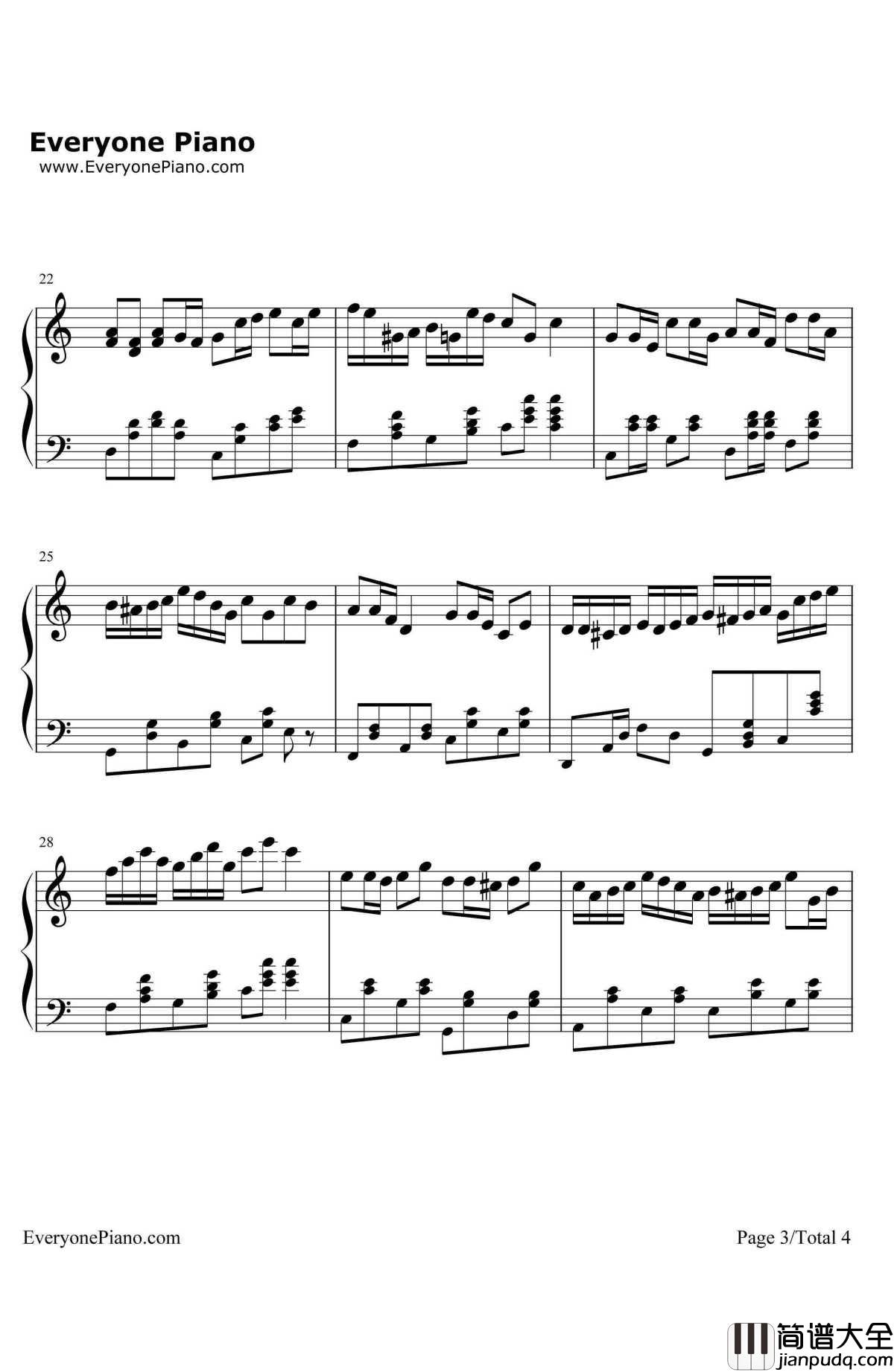 圣诞随想钢琴谱_轻松快乐的圣诞歌曲