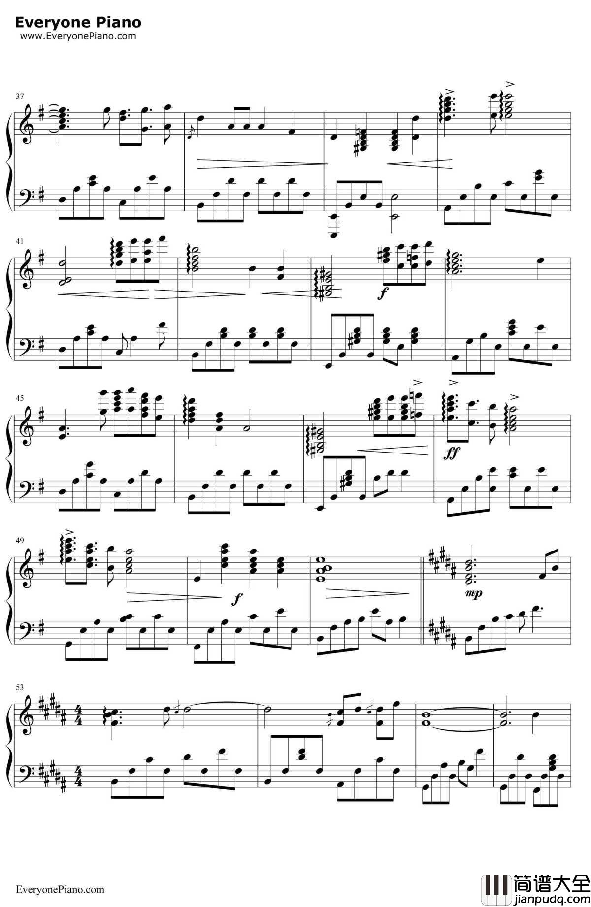 远方的寂静钢琴谱_林海