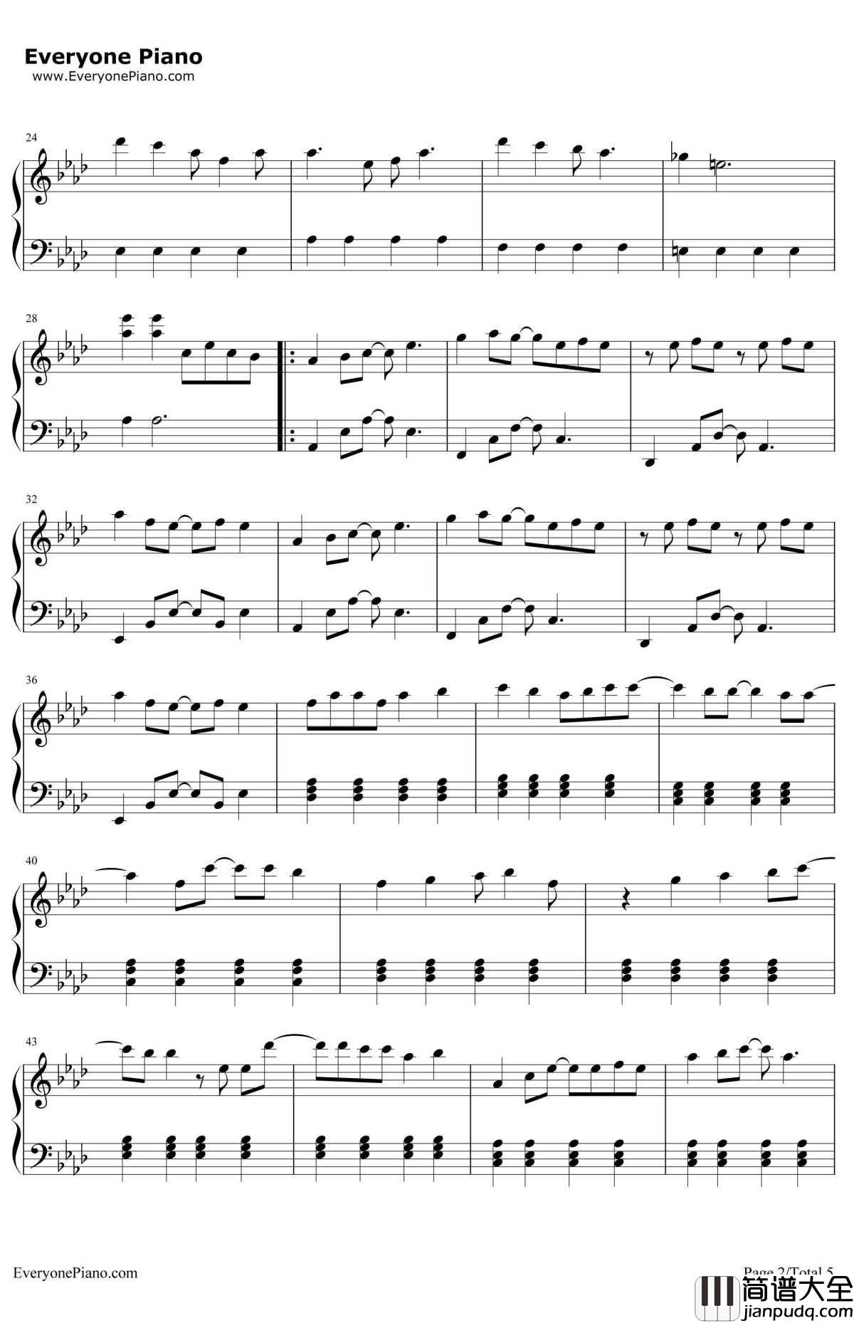 新年这一刻钢琴谱_SNH48