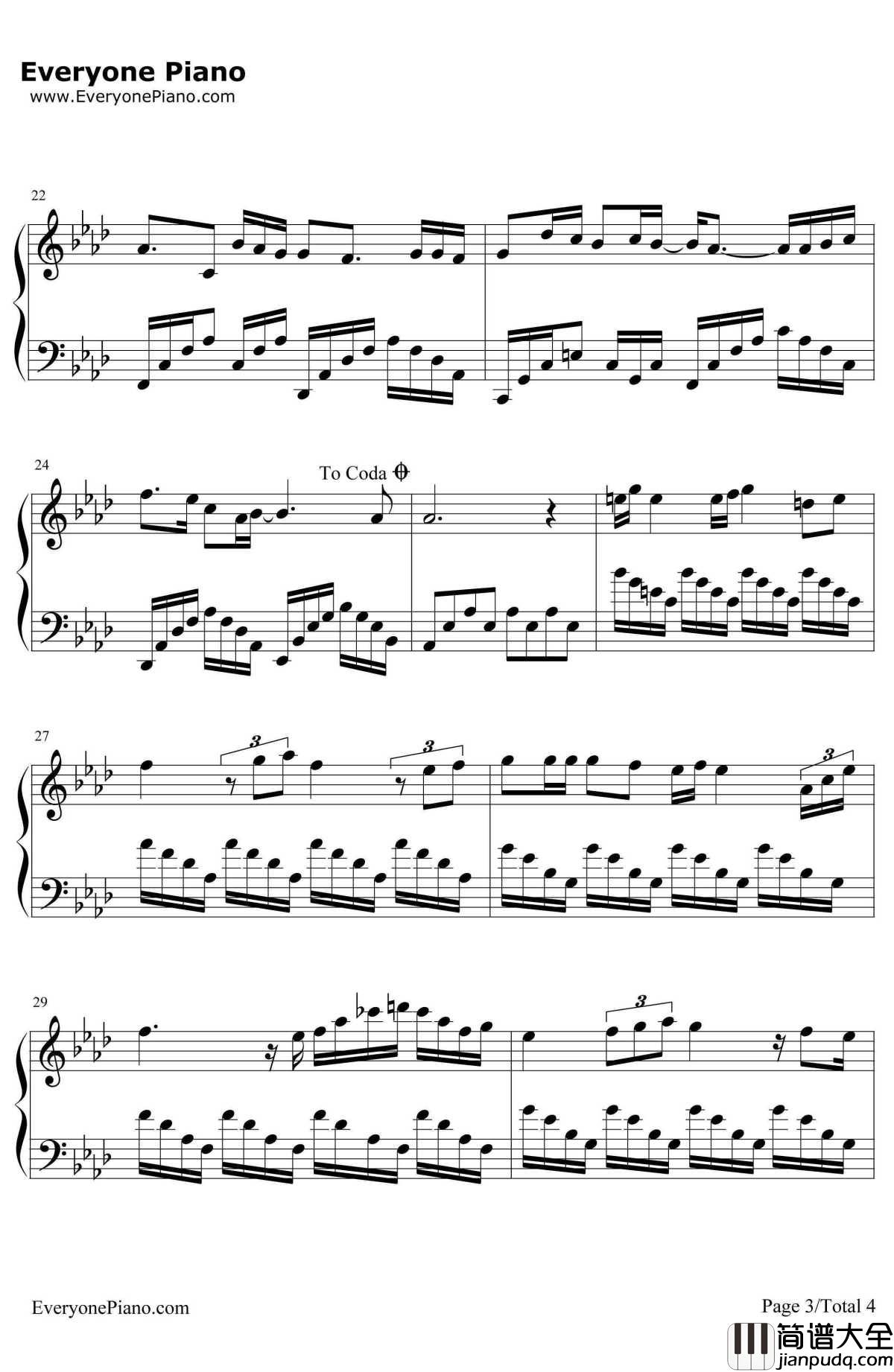 十年钢琴谱_陈奕迅_陈奕迅__摆渡人_岁月版主题曲