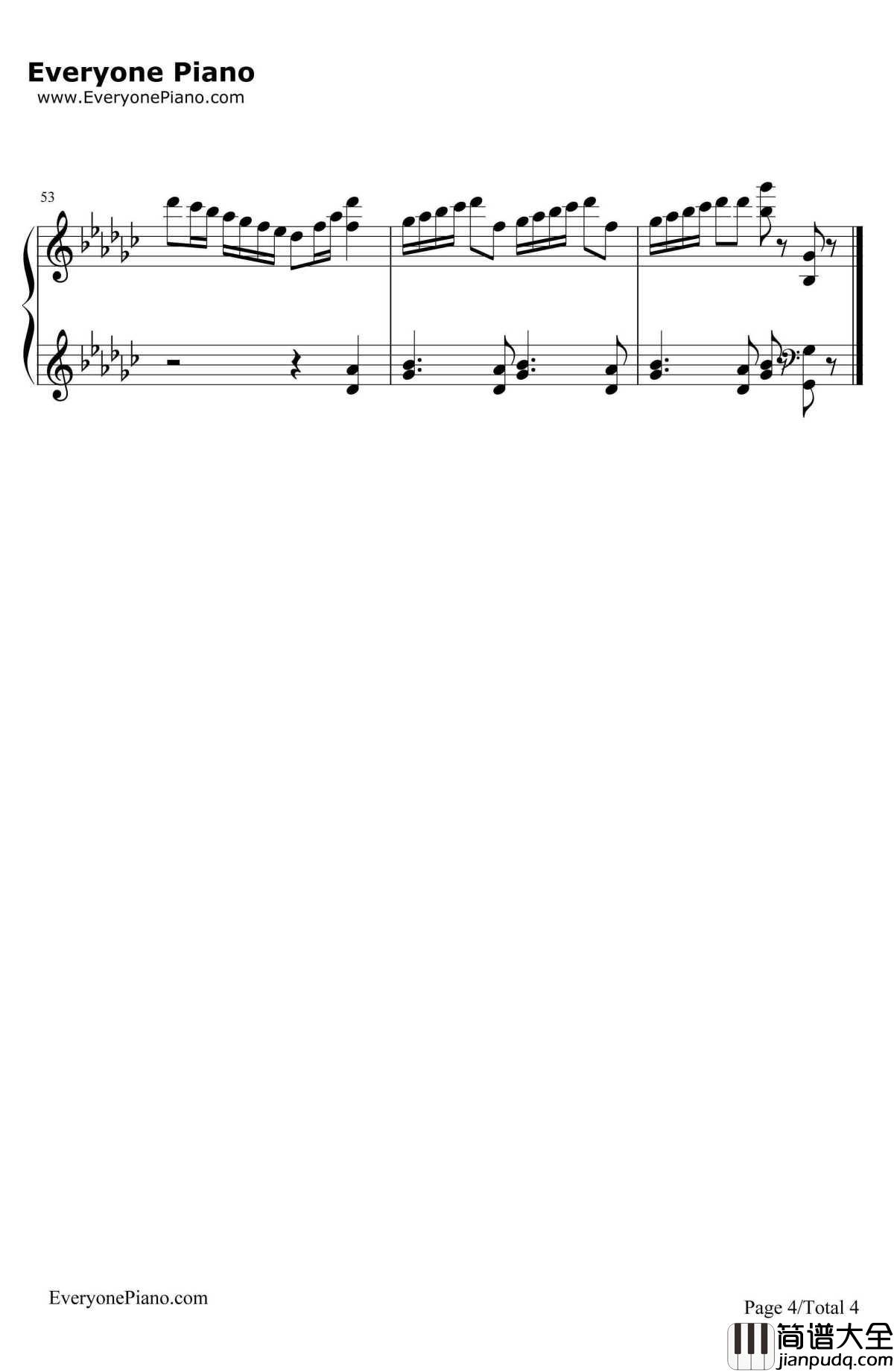 圣诞旋律钢琴谱_TimJanis_ListentoChristmas_好听的圣诞歌曲