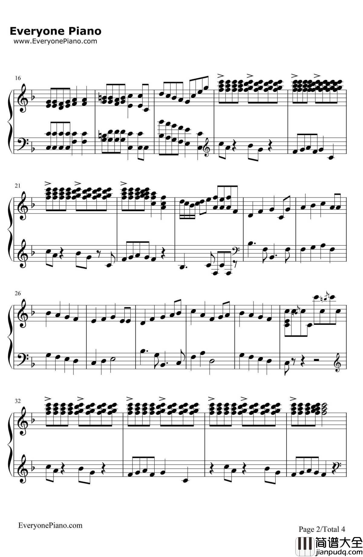 圣诞旋律钢琴谱_TimJanis_ListentoChristmas_好听的圣诞歌曲