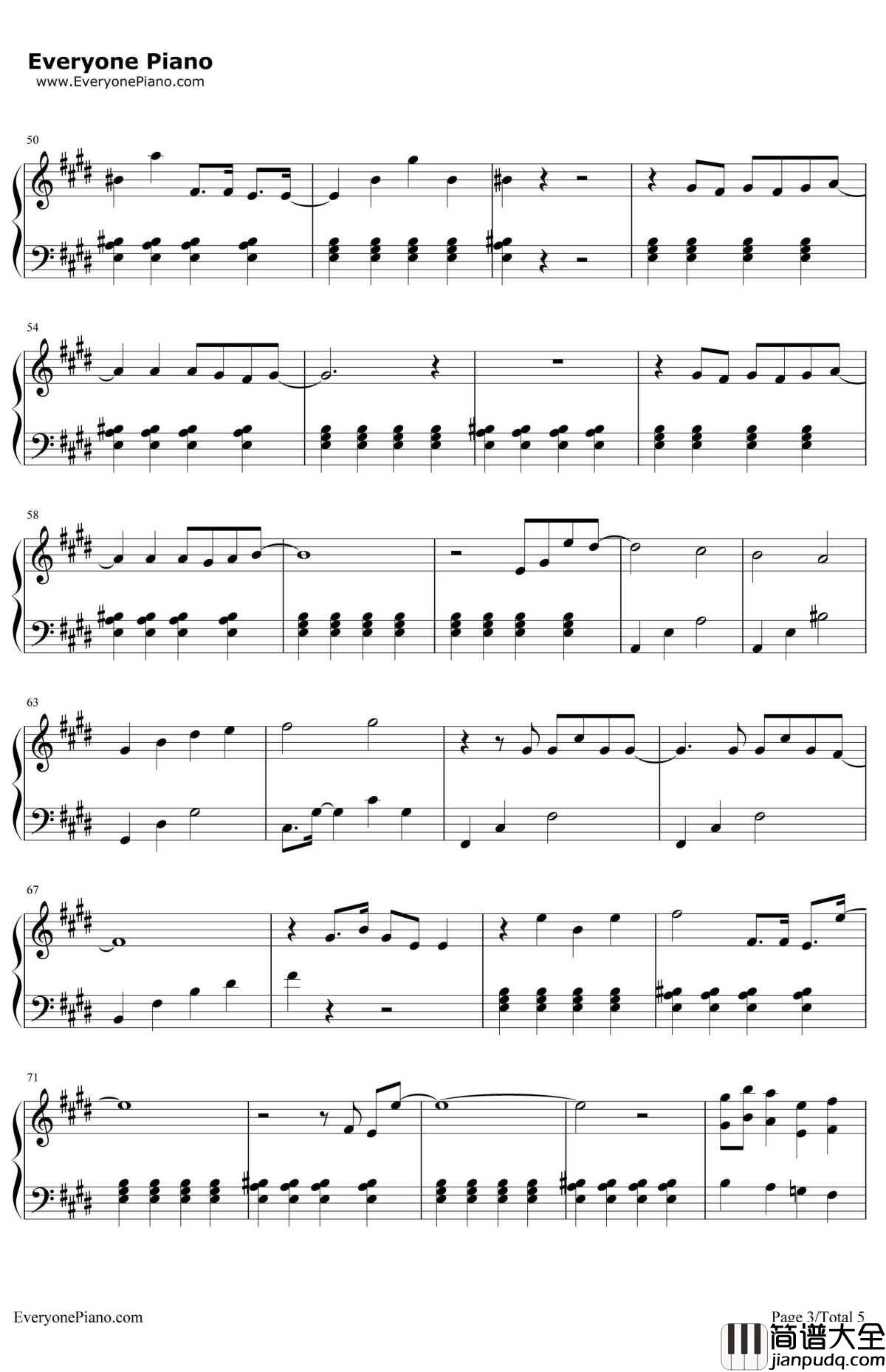 니가내려와你下来吧钢琴谱_Jellyfish家族_Jellyfish家族圣诞歌曲