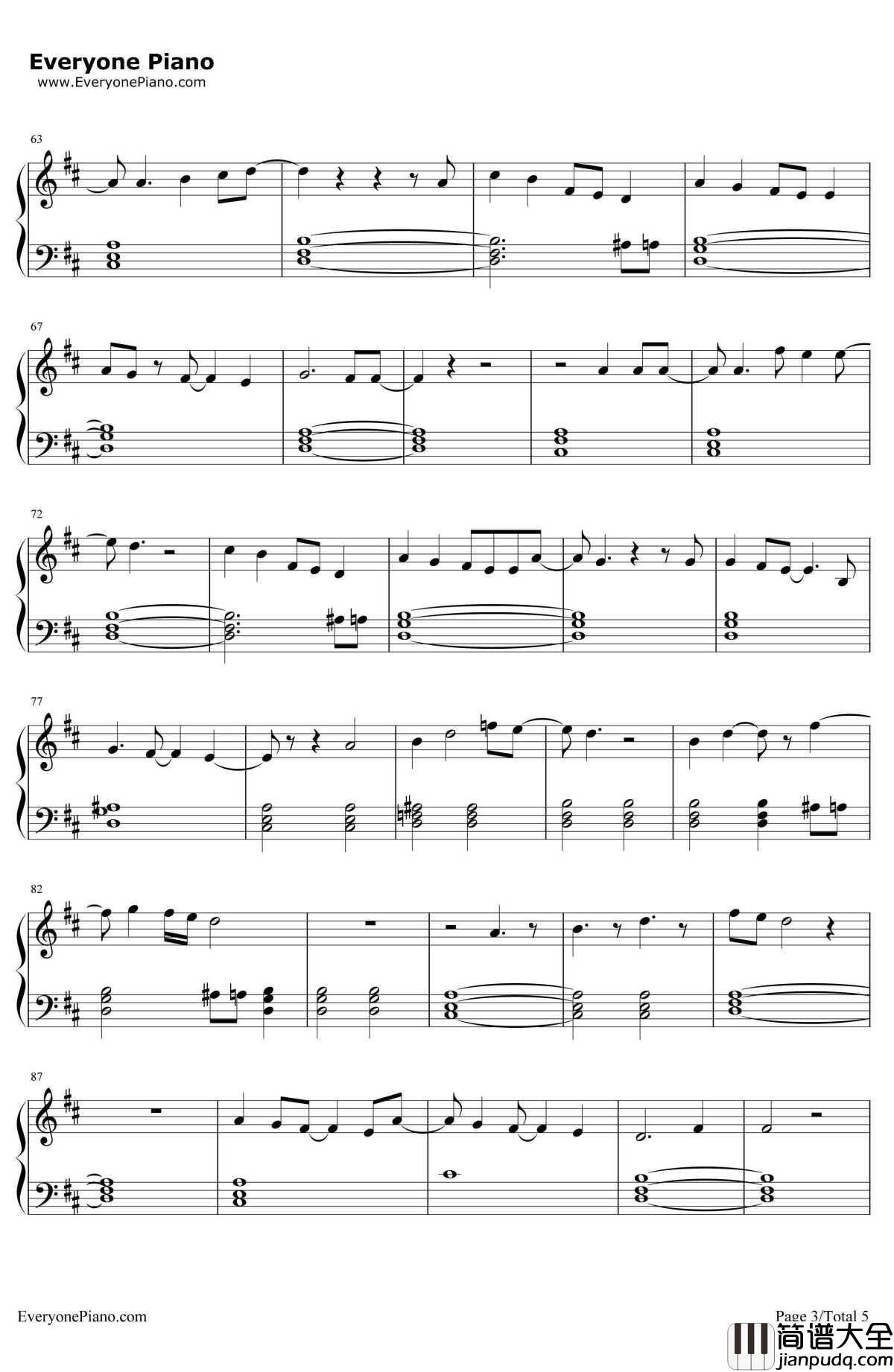 Cancer钢琴谱_TwentyOnePilots