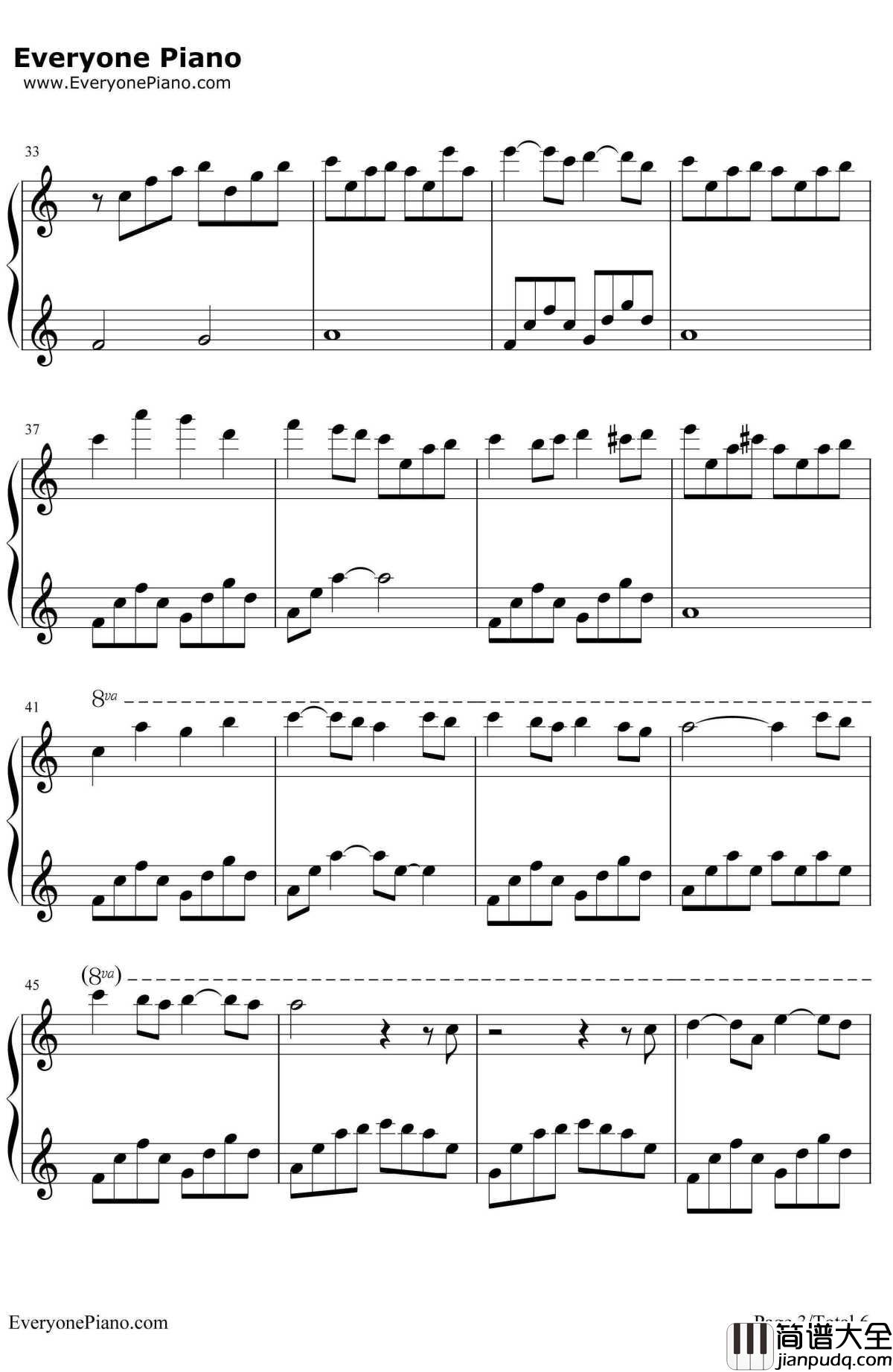 失去温暖钢琴谱_久石让JoeHisaishi宫崎骏_LostWarmth