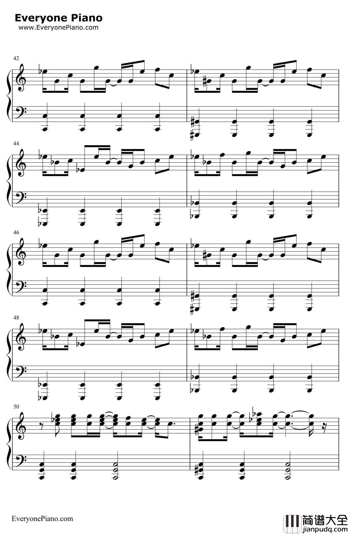 I_Need_Your_Love钢琴谱_CalvinHarrisft.EllieGoulding