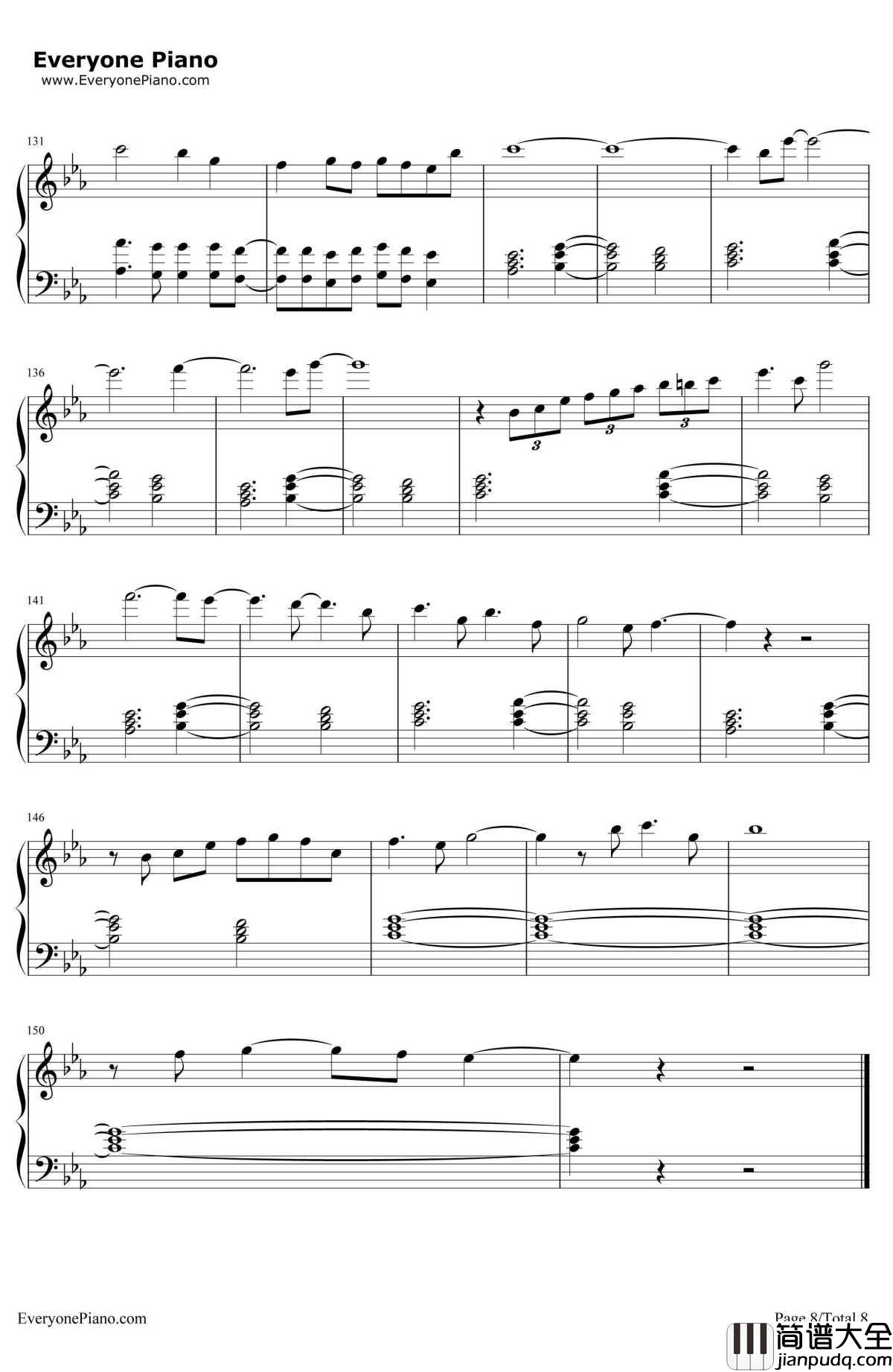 I_Remember_You钢琴谱_TomChaplin