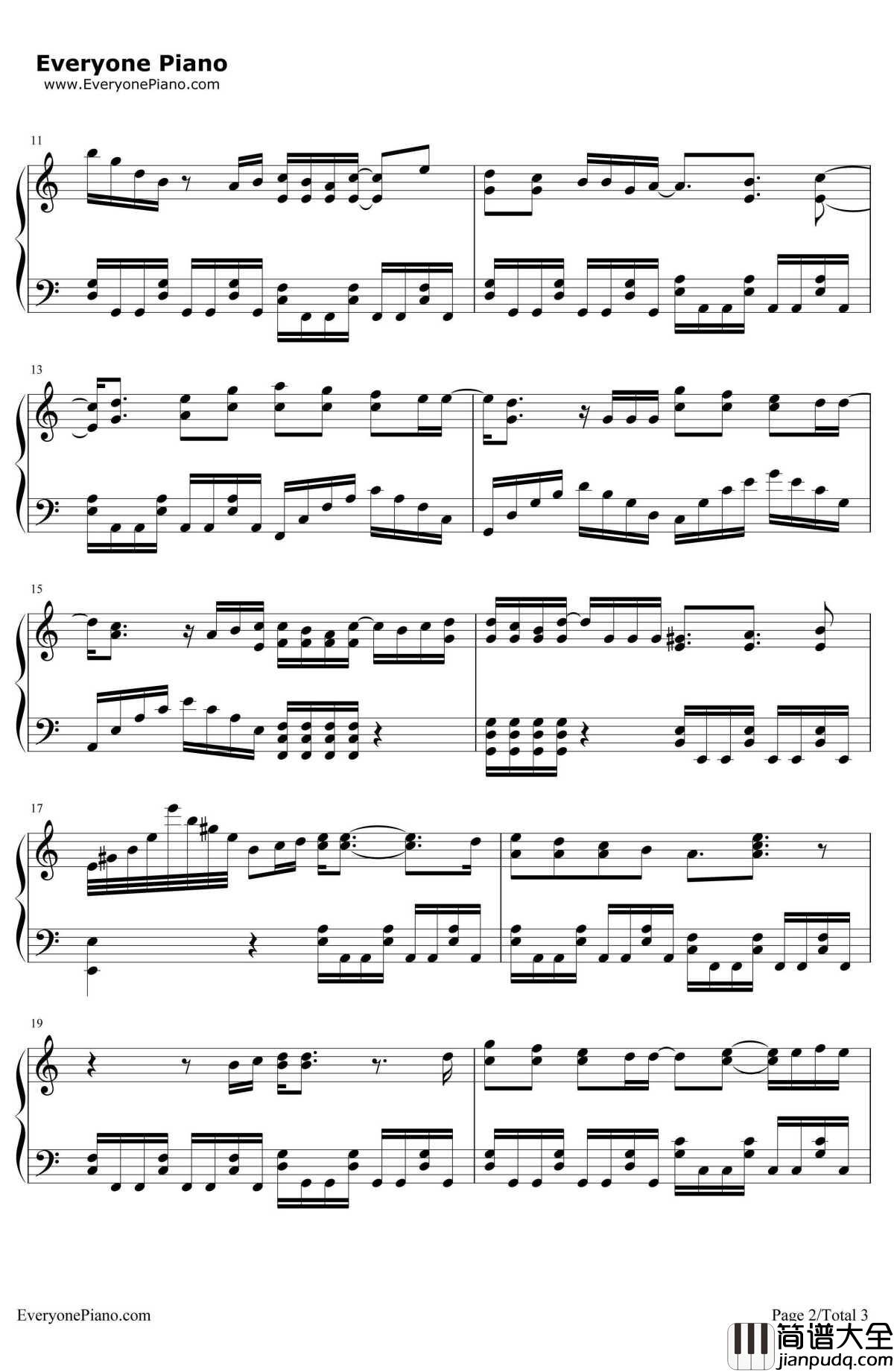 天马座的幻想钢琴谱_MAKE_UP__圣斗士星矢_片头曲