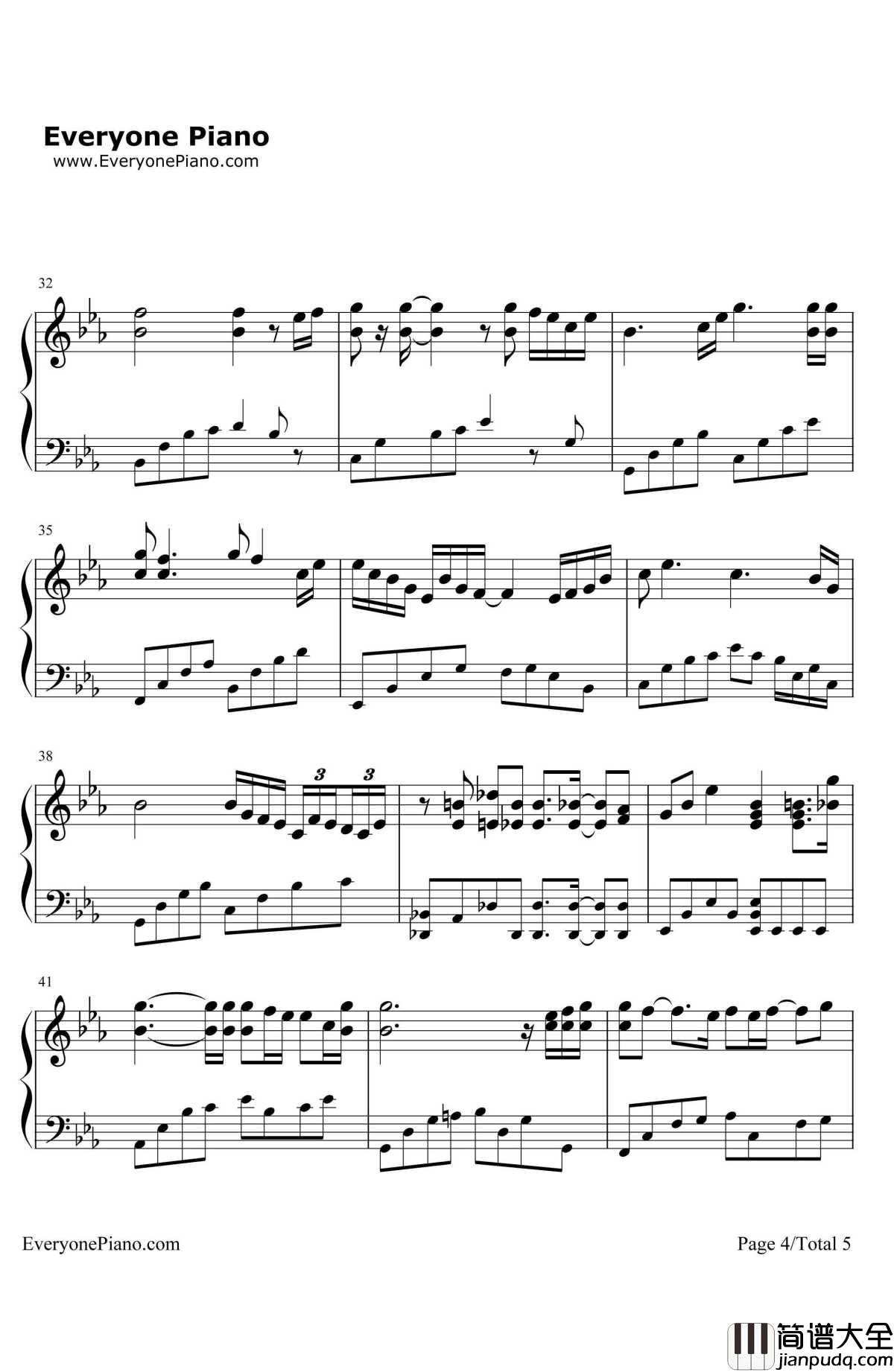 悟空钢琴谱_戴荃_戴荃_中国好歌曲_