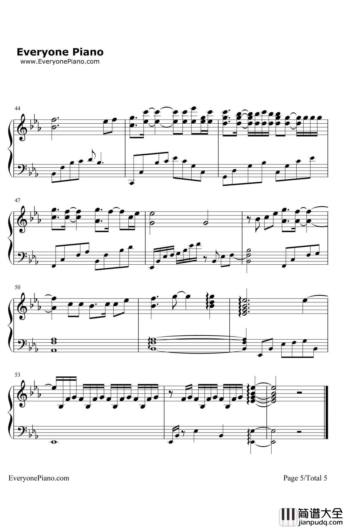 悟空钢琴谱_戴荃_戴荃_中国好歌曲_