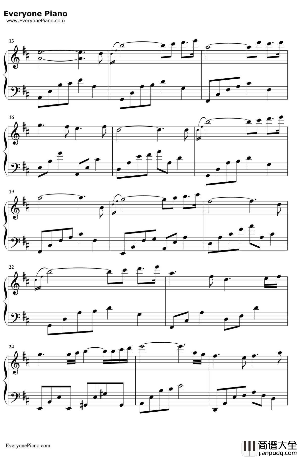 一个人的时光钢琴谱_石进_夜的钢琴曲