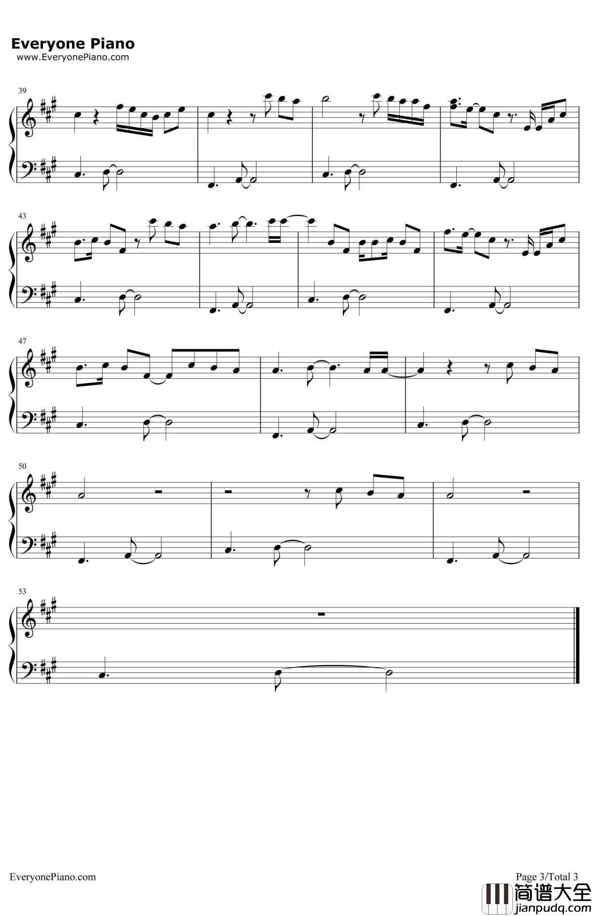 Cold_Water钢琴谱_MajorLazer_MajorLazer(feat.JustinBieberMØ）