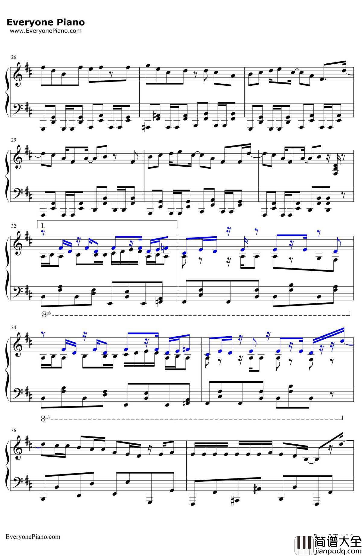 ドーナツホール钢琴谱_GUMI_DonutHole