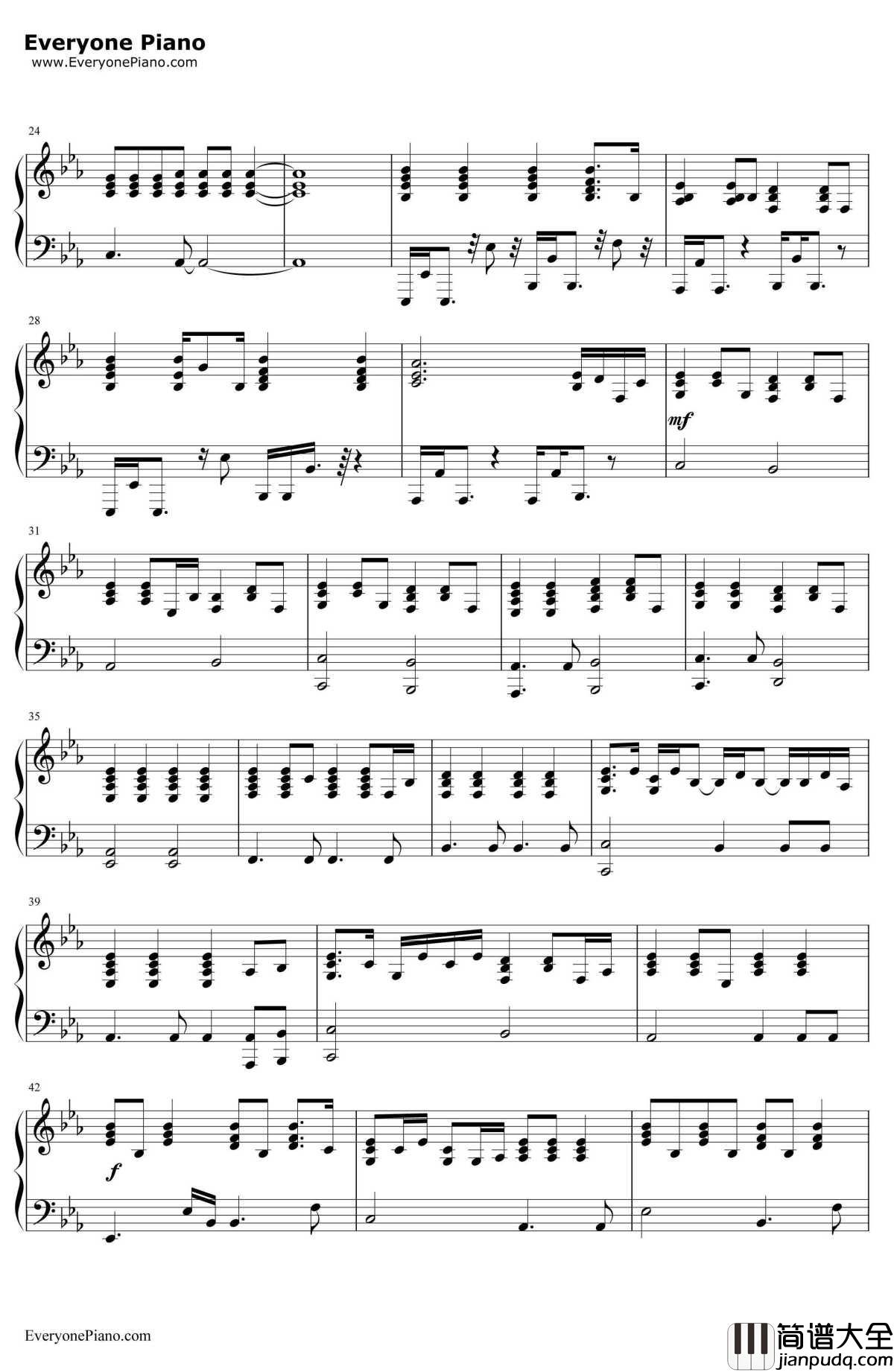 Dope钢琴谱_LadyGaga