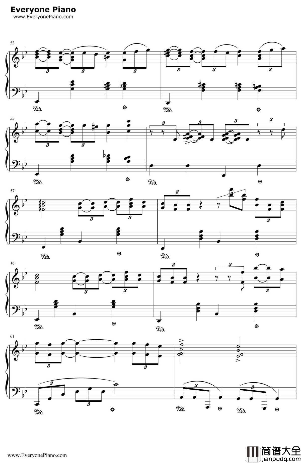 帰らざる日々钢琴谱_久石让宫崎骏__红猪_插曲