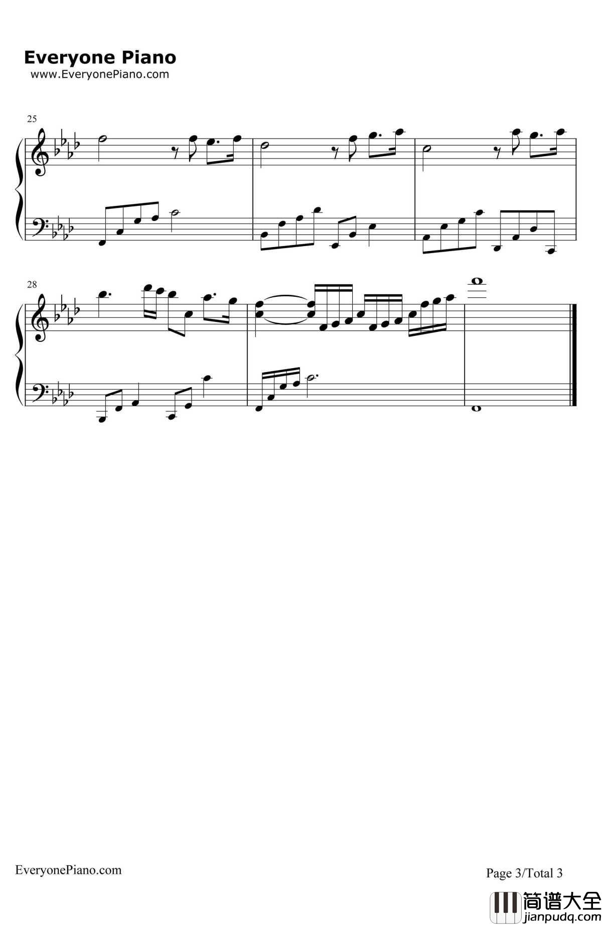 可惜不是双鱼座钢琴谱_石进_夜的钢琴曲