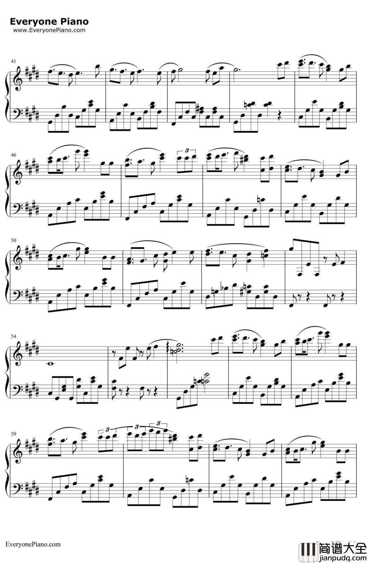 天地不容钢琴谱_胡鸿钧_香港TVB_僵_片尾曲