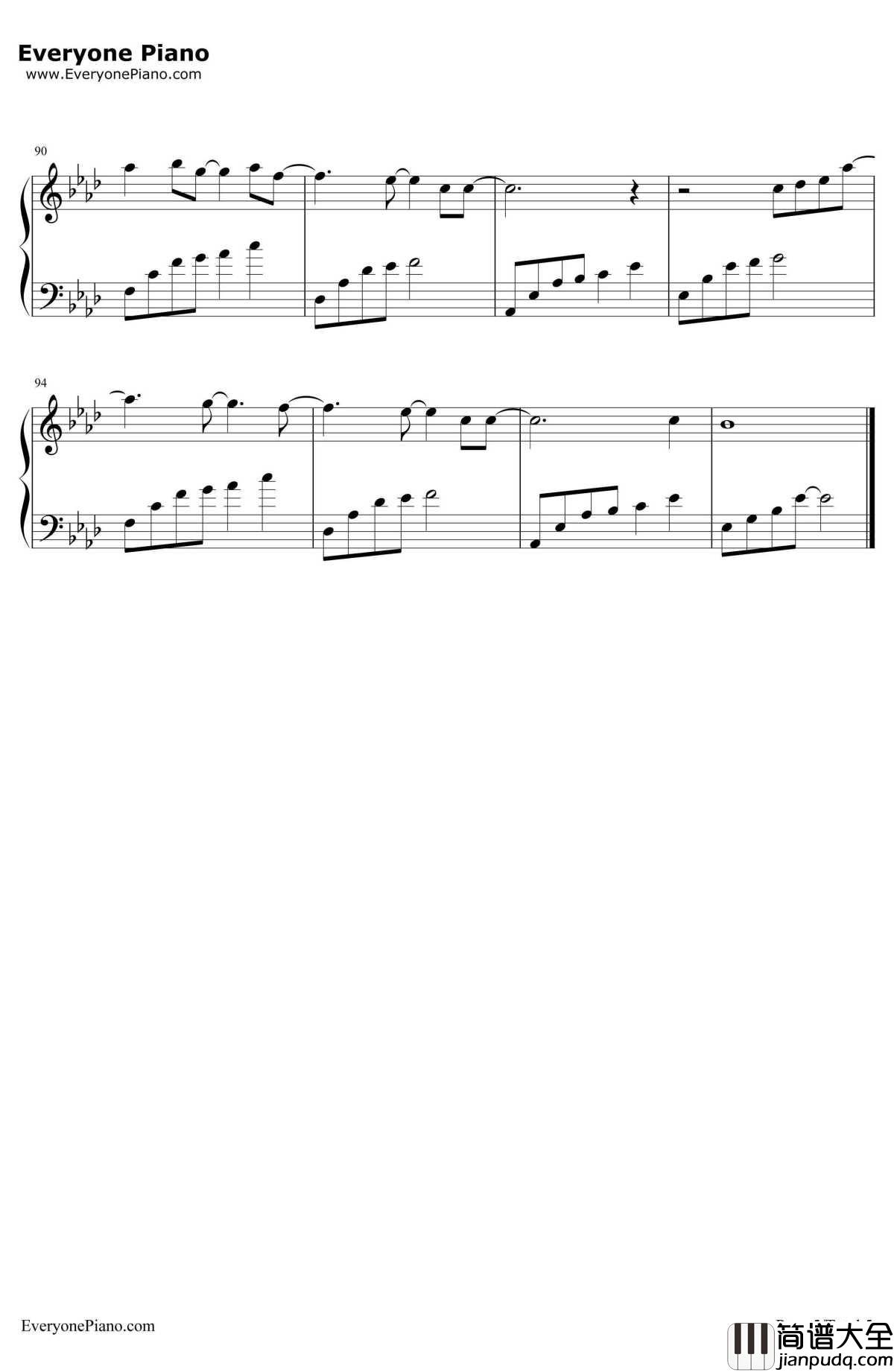 All_of_Me钢琴谱_JohnLegend_完整版