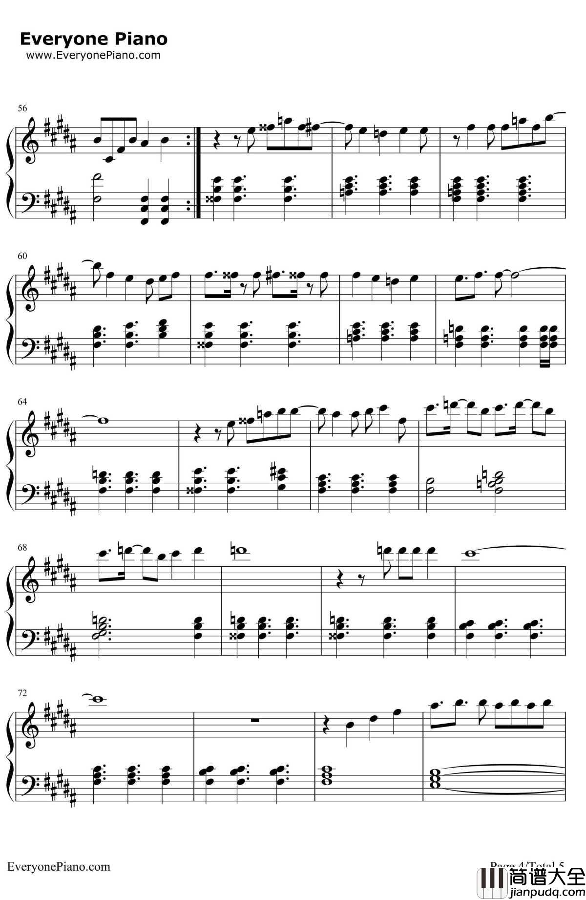 Dream_×_Dream钢琴谱_爱内里菜_名侦探柯南剧场版第8弹银翼的魔术师主题曲