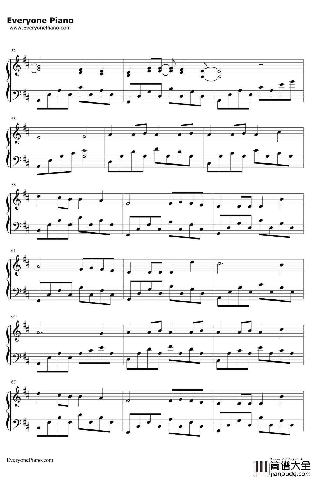 Valder_Fields钢琴谱_TamasWells_个人超喜欢的