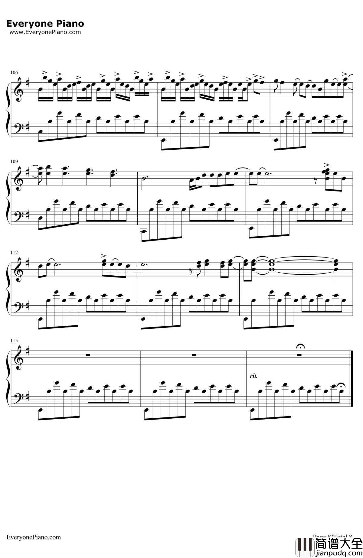 FebruarySea二月海钢琴谱_GeorgeWinston__WinterIntoSpring_GeorgeWinston