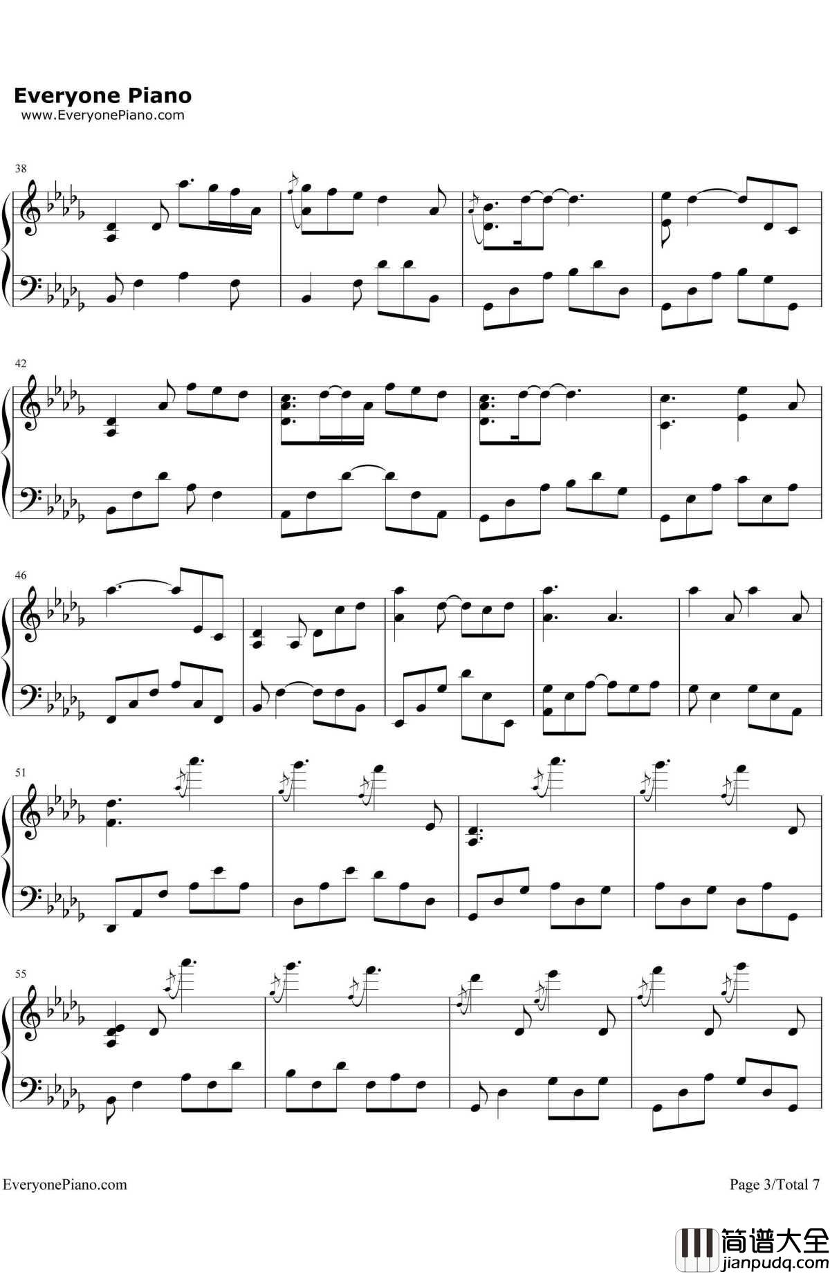 Love钢琴谱_李闰珉