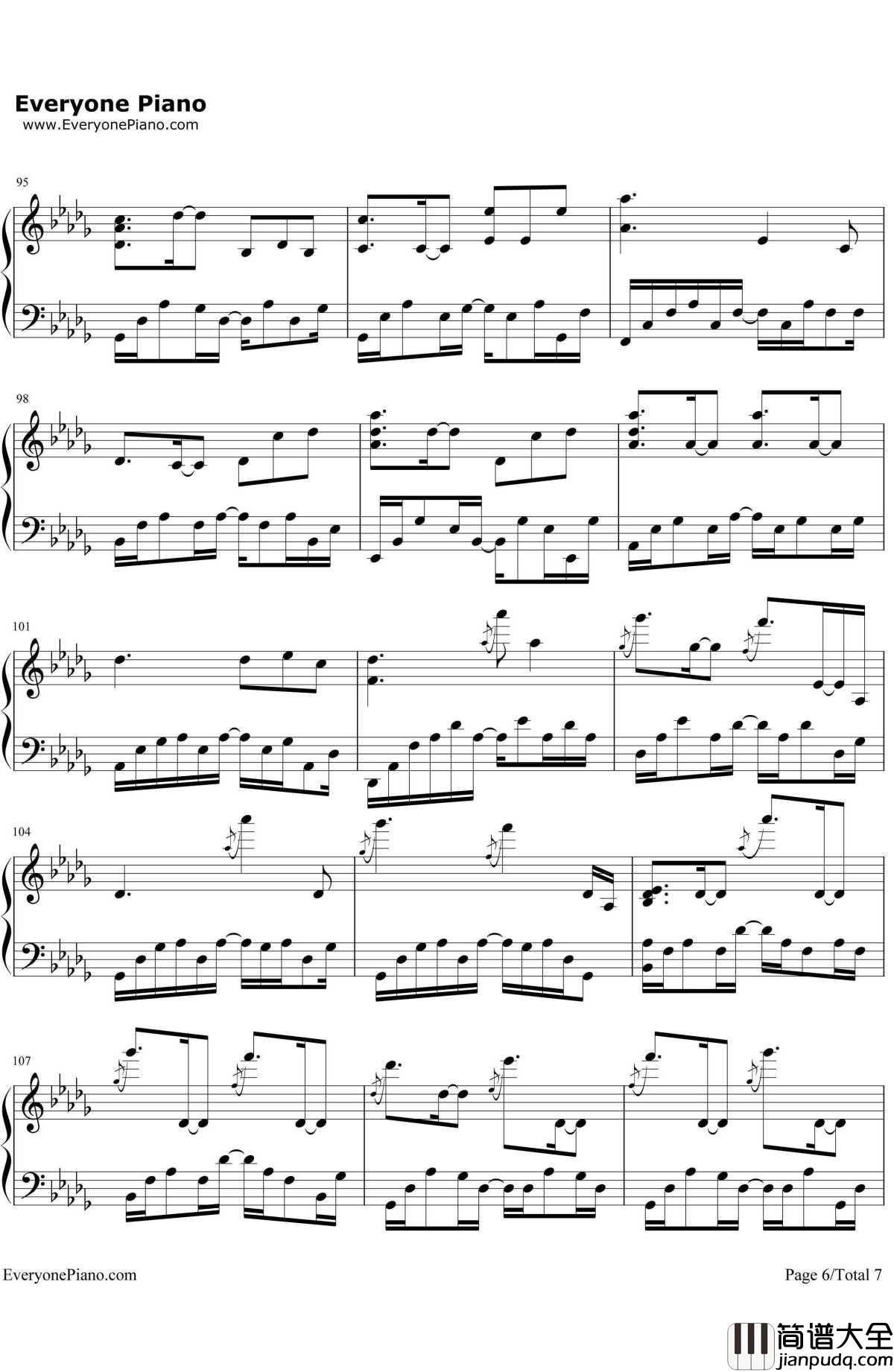 Love钢琴谱_李闰珉