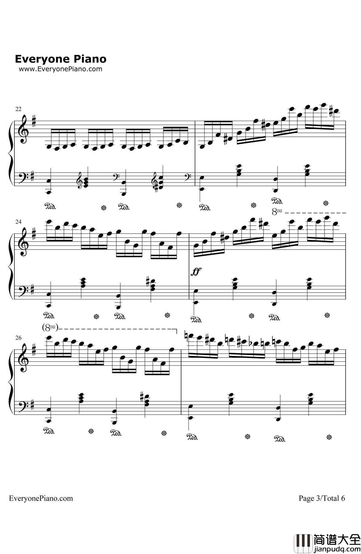 JAY的SECRET钢琴谱_周杰伦_不能说的秘密