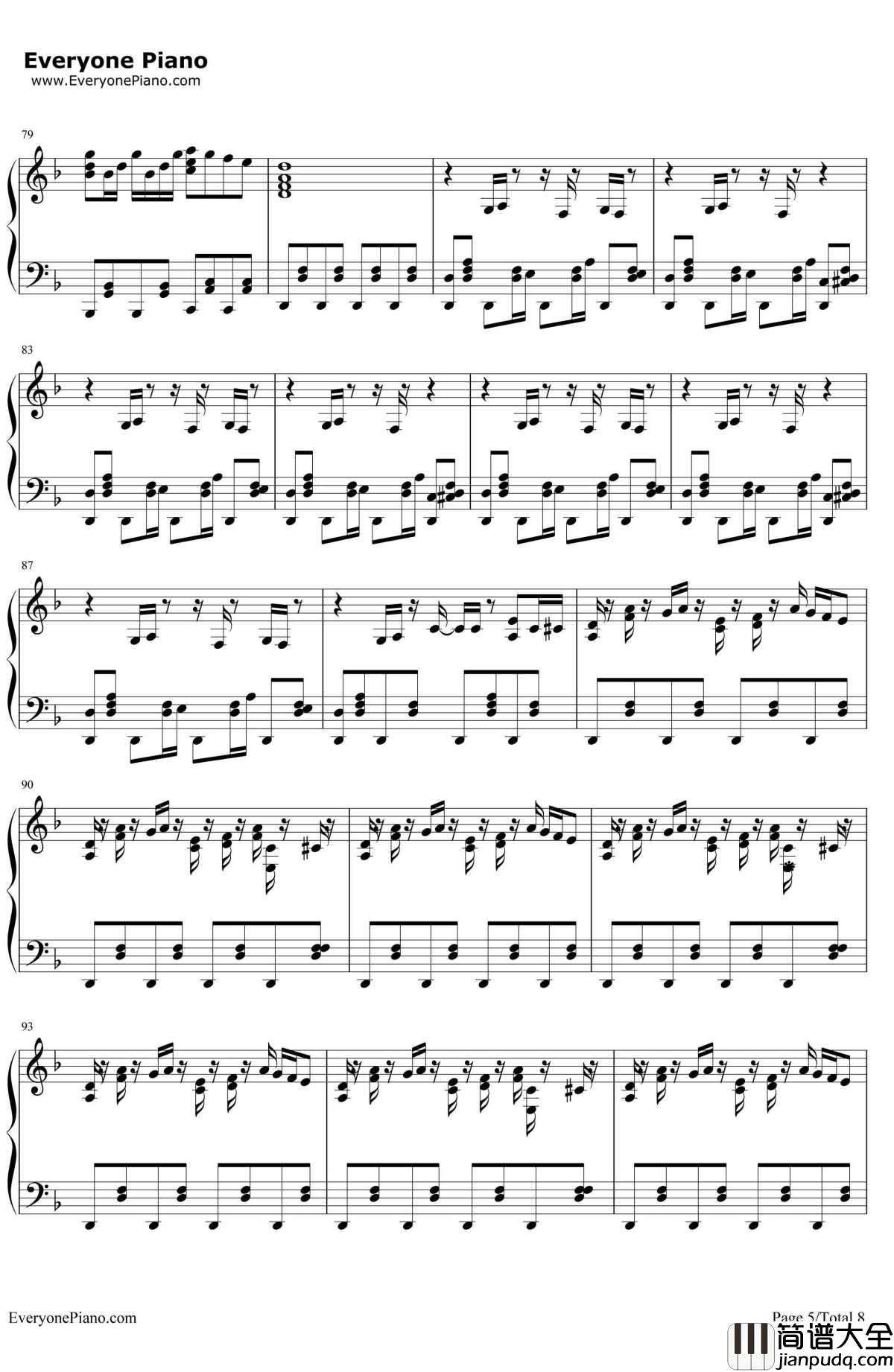 【東方花映冢】NightofKnights钢琴谱_触手猴