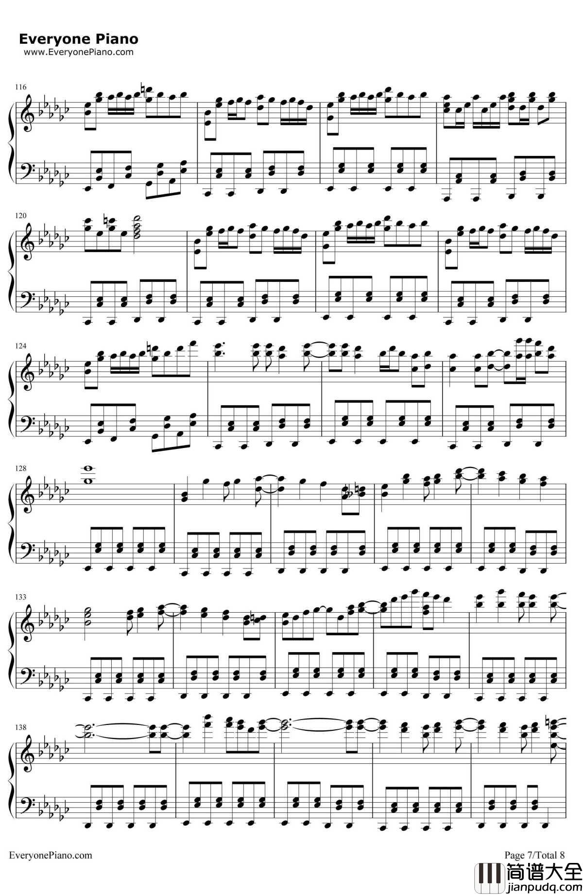 【東方花映冢】NightofKnights钢琴谱_触手猴