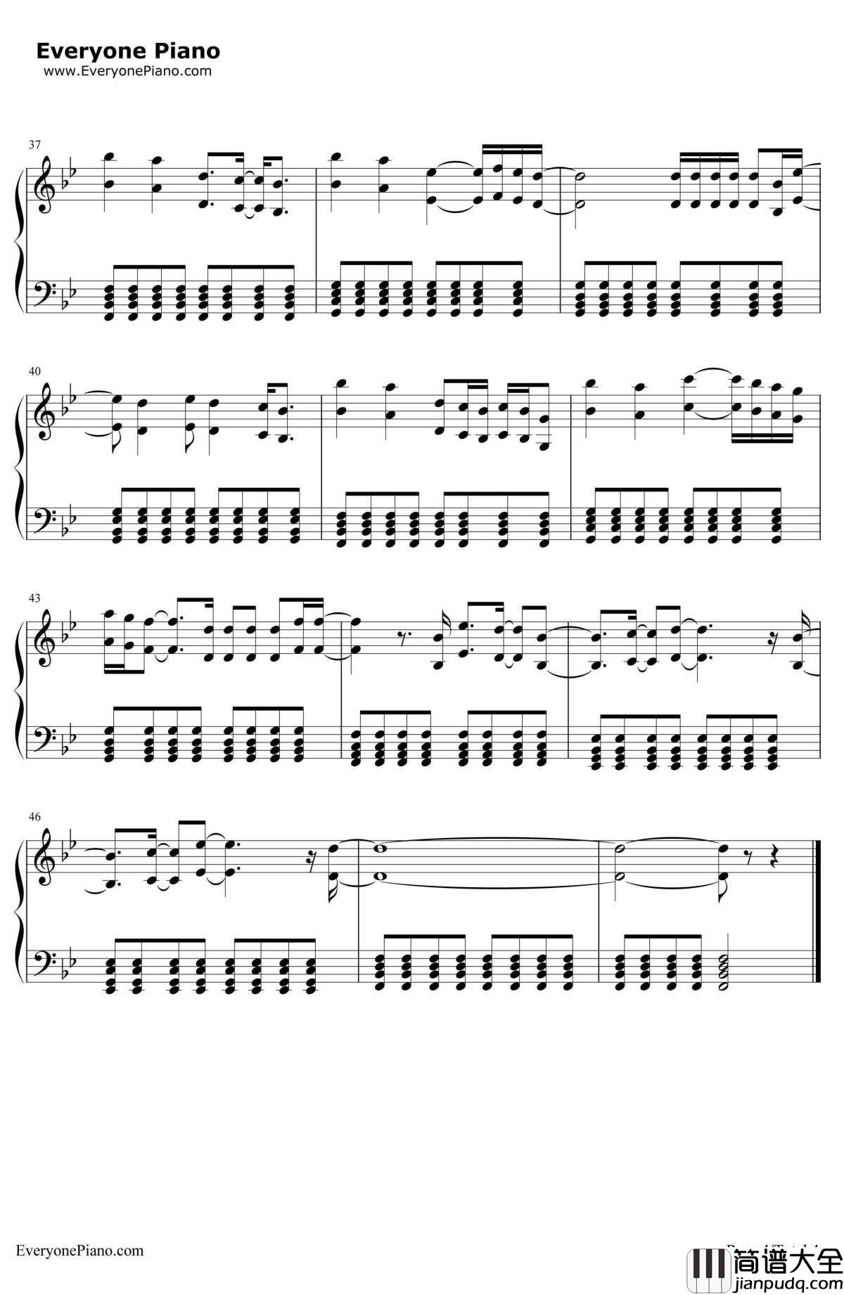 AlmostHome钢琴谱_MariahCarey_MariahCarey_迪斯尼电影_魔境仙踪_主题曲