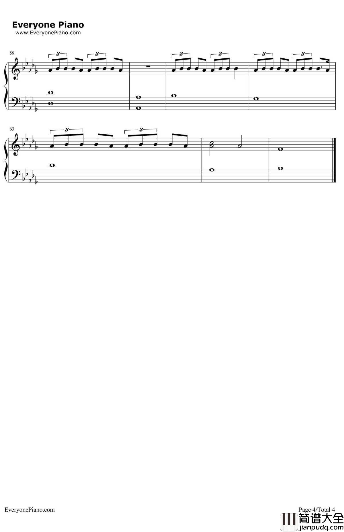 Under_the_Grave钢琴谱_ROZES