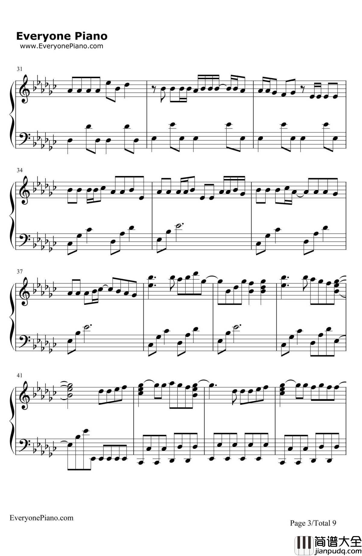 Haru_Haru钢琴谱_Big_Bang