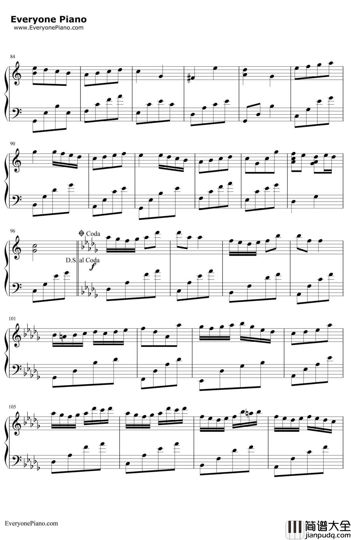 相约卡农钢琴谱_林隆璇