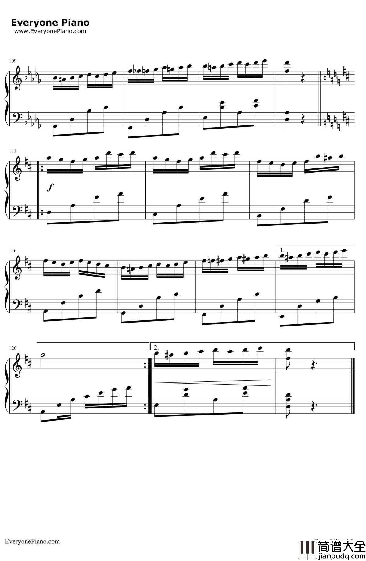 相约卡农钢琴谱_林隆璇