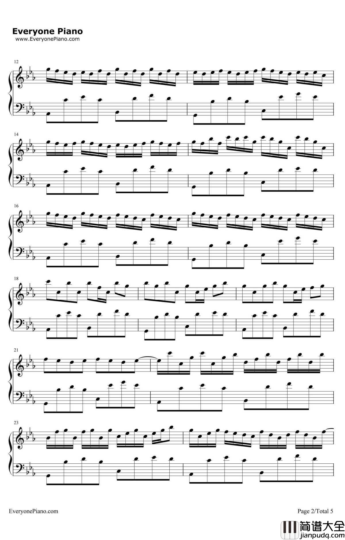 摆动的心钢琴谱_Music゛◆Kゝ