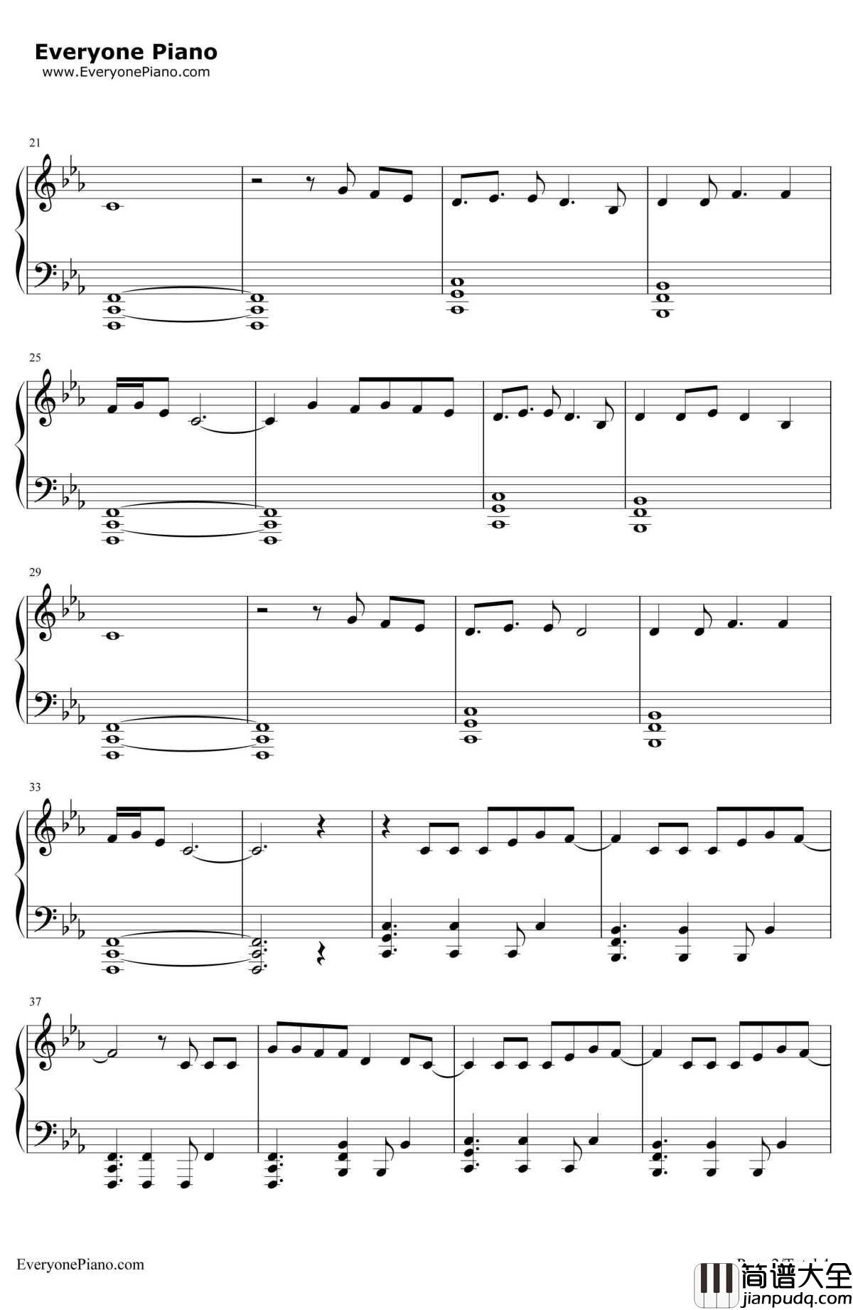 Scars钢琴谱_Tove_Lo__分歧者3：效忠者(上)_主题曲