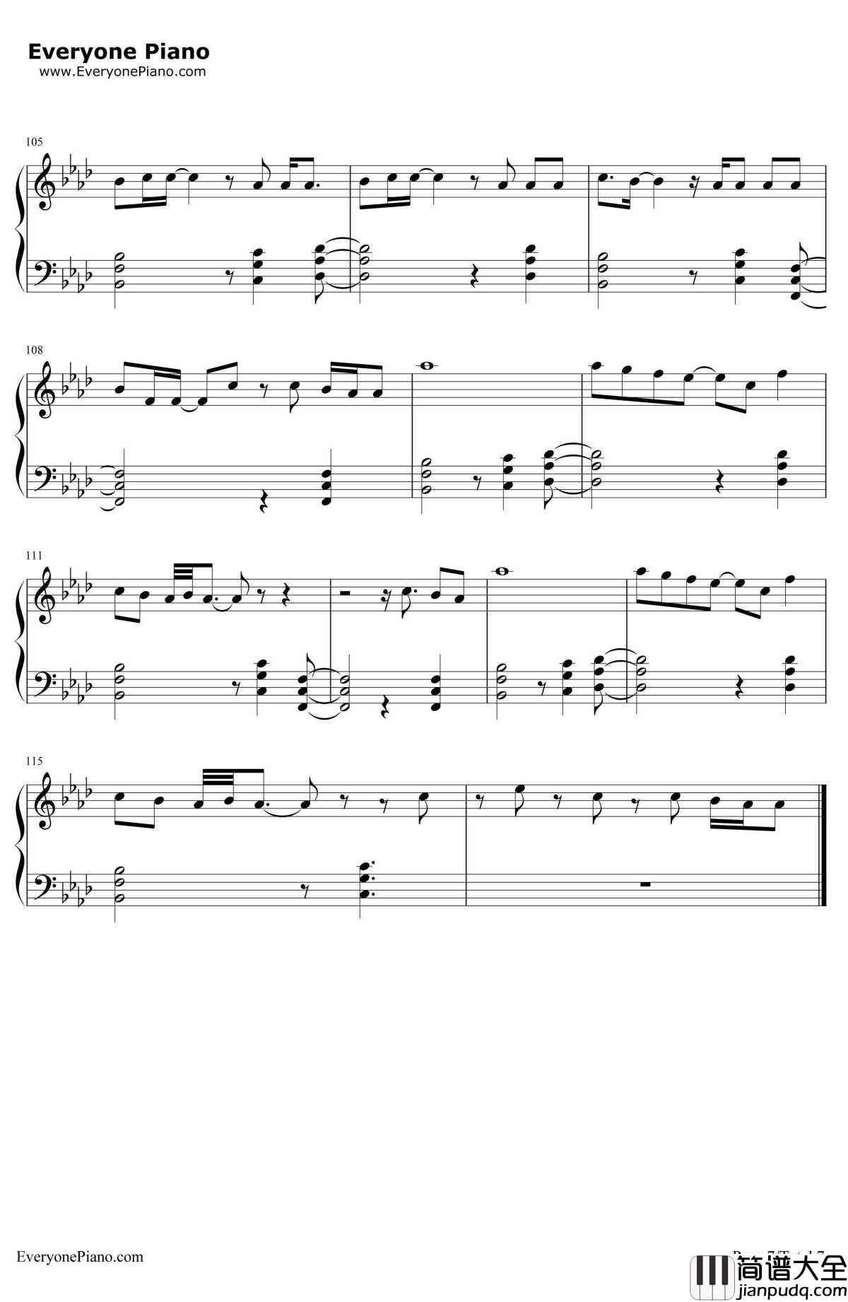 Time_of_Our_Lives钢琴谱_Pitbull