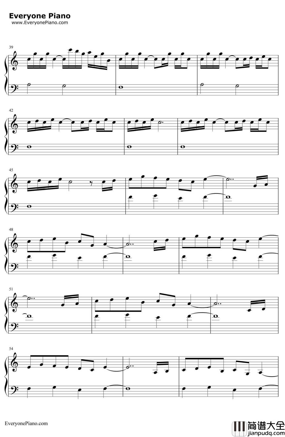 デート钢琴谱_RADWIMPS__你的名字_OST