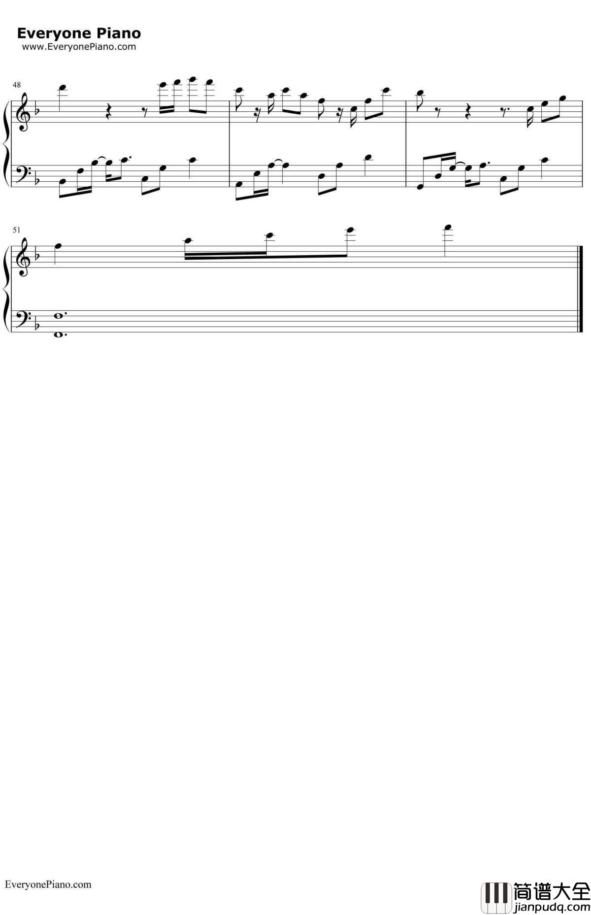 我要你钢琴谱_老狼任素汐_电影_驴得水_主题曲