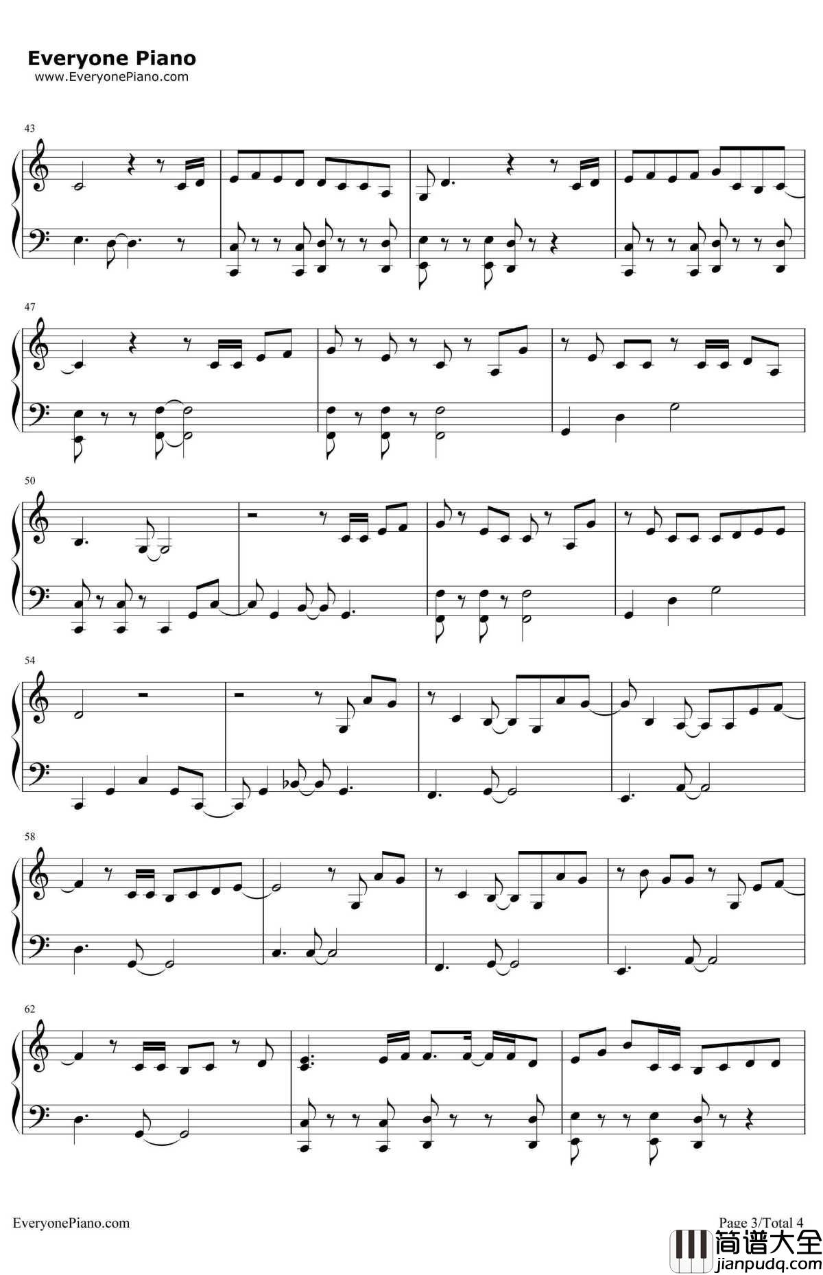 只看我的眼(My_Eyes)钢琴谱_10cm_韩剧_鬼怪_OST2