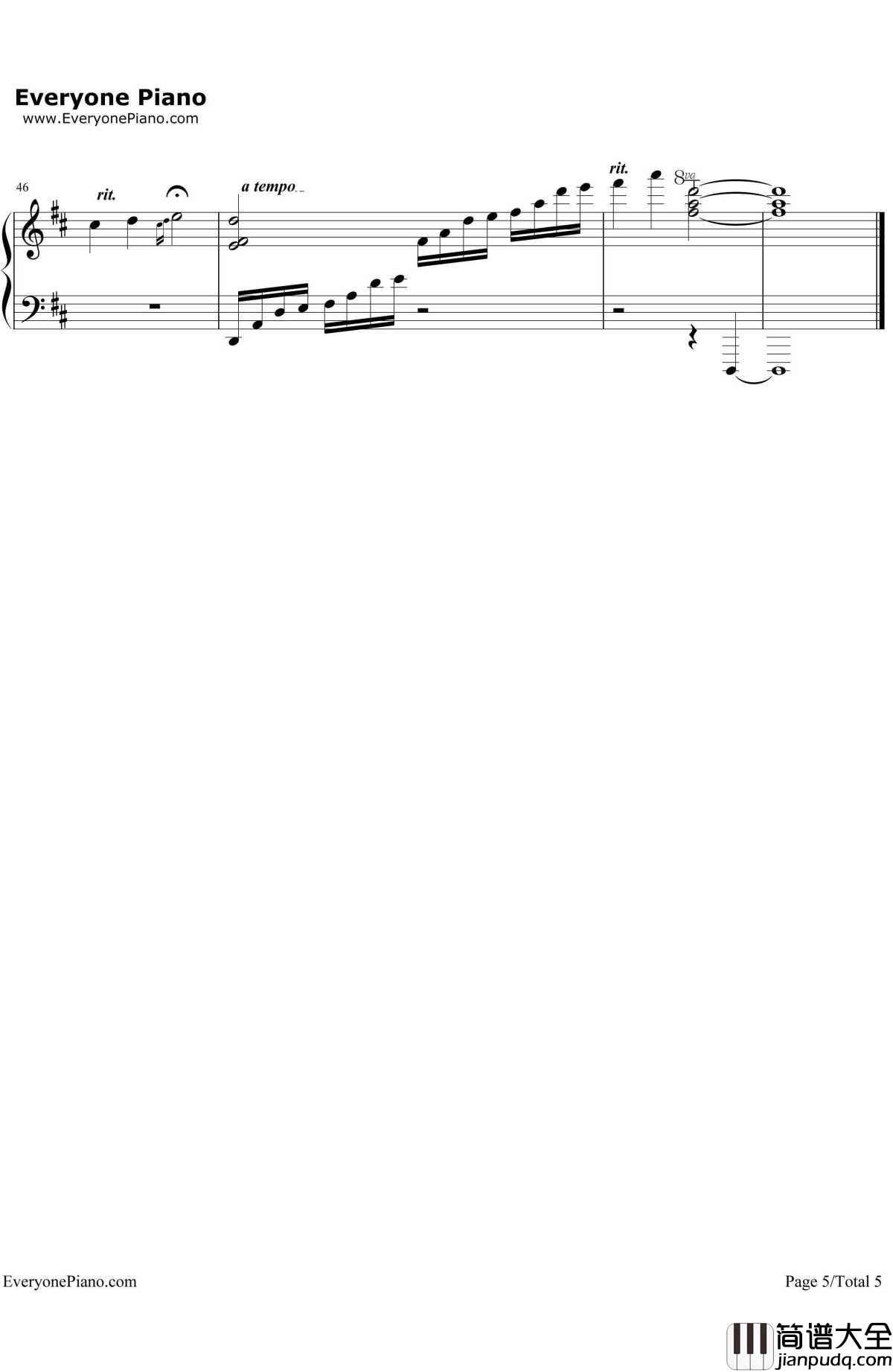 爱与卡农钢琴谱_巴哈贝尔