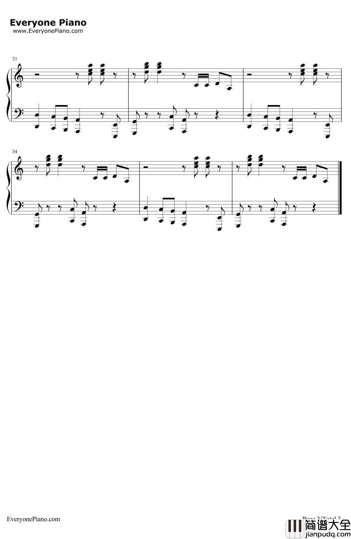 Can't_Touch_This（U_Can't_Touch_This）钢琴谱_MC_Hammer